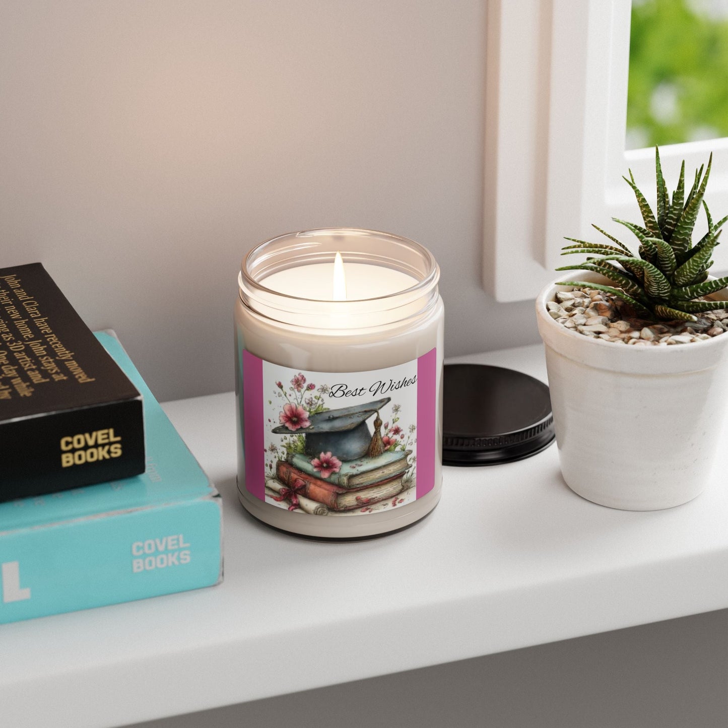 Scented Soy Candle, graduation gift, decoration - Simply Glow Ohio
