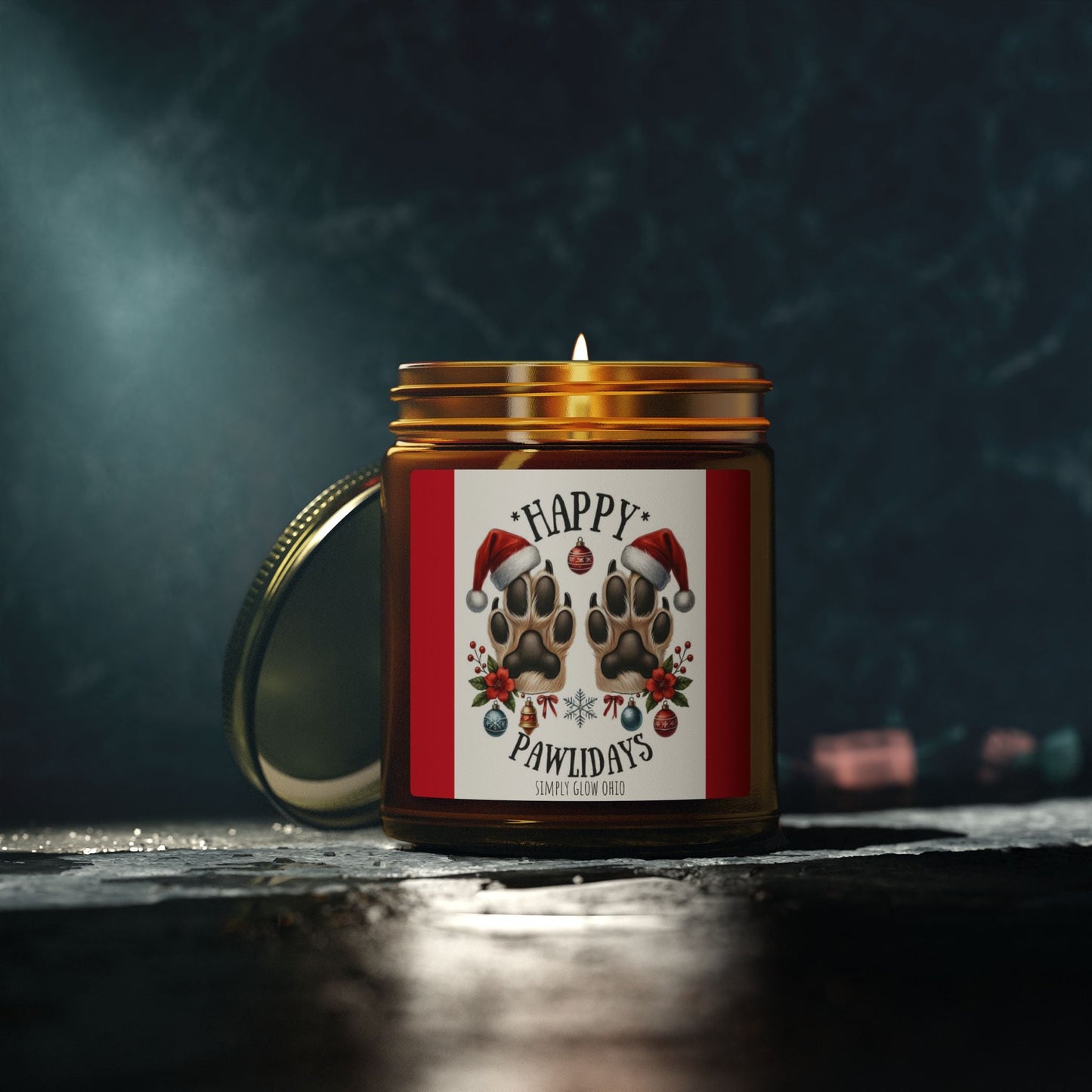Scented Candles, Coconut Apricot Wax (4oz, 9oz) - Simply Glow Ohio