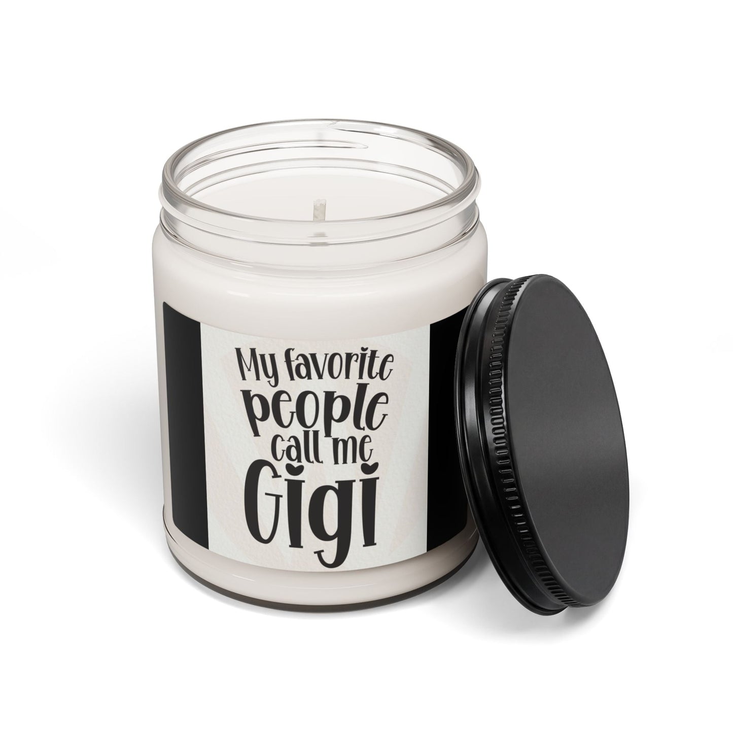 Scented Soy Candle, 9oz, Mom/My fav people call me Gigi - Simply Glow Ohio