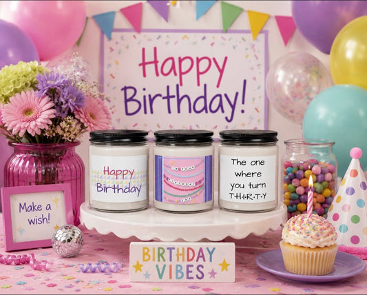 Light Up Their Special Day: Unique Birthday Designs for Candle Lovers - Simply Glow Ohio