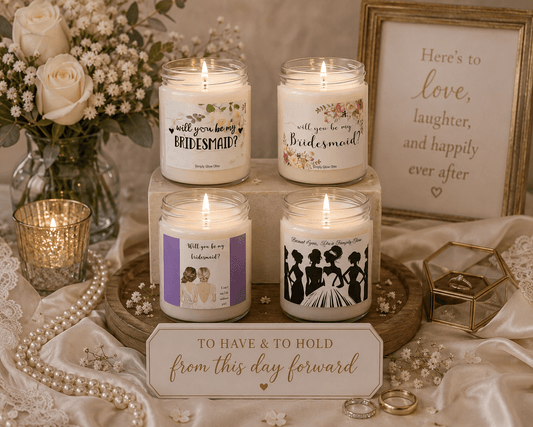 Why Personalized Candles Are the Ultimate Wedding Essential for 2026 - Simply Glow Ohio