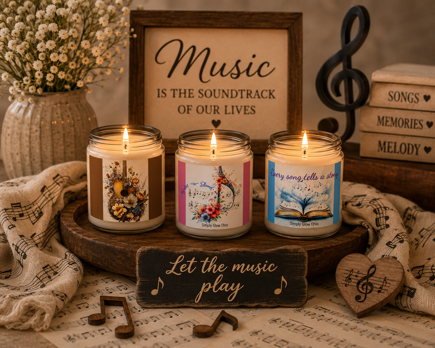 Music Lovers Candle Collection: Perfect Gifts for Music Enthusiasts