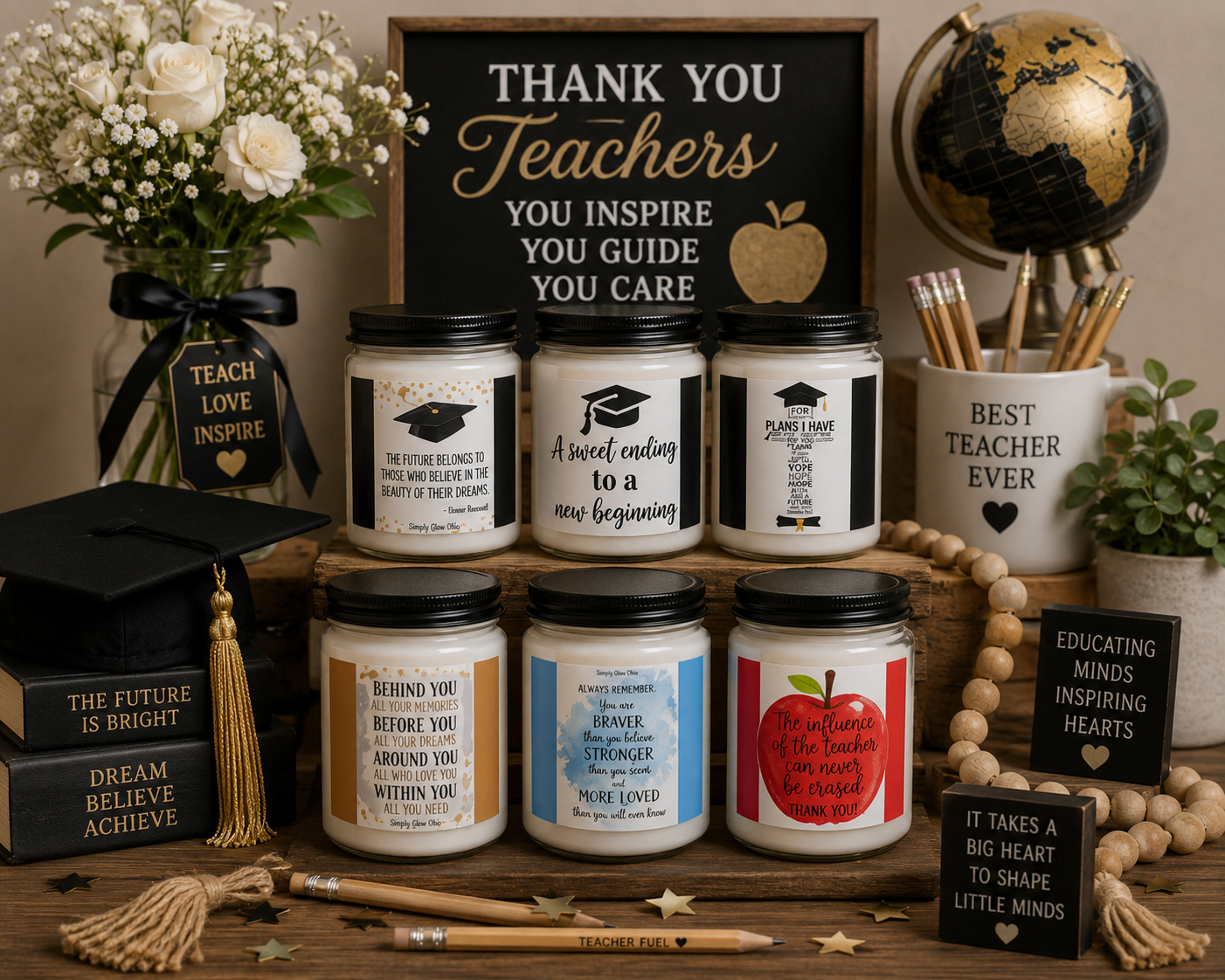 Express your gratitude for our Teachers & celebrate our Graduates-with meaningful end-of-school-year gifts.