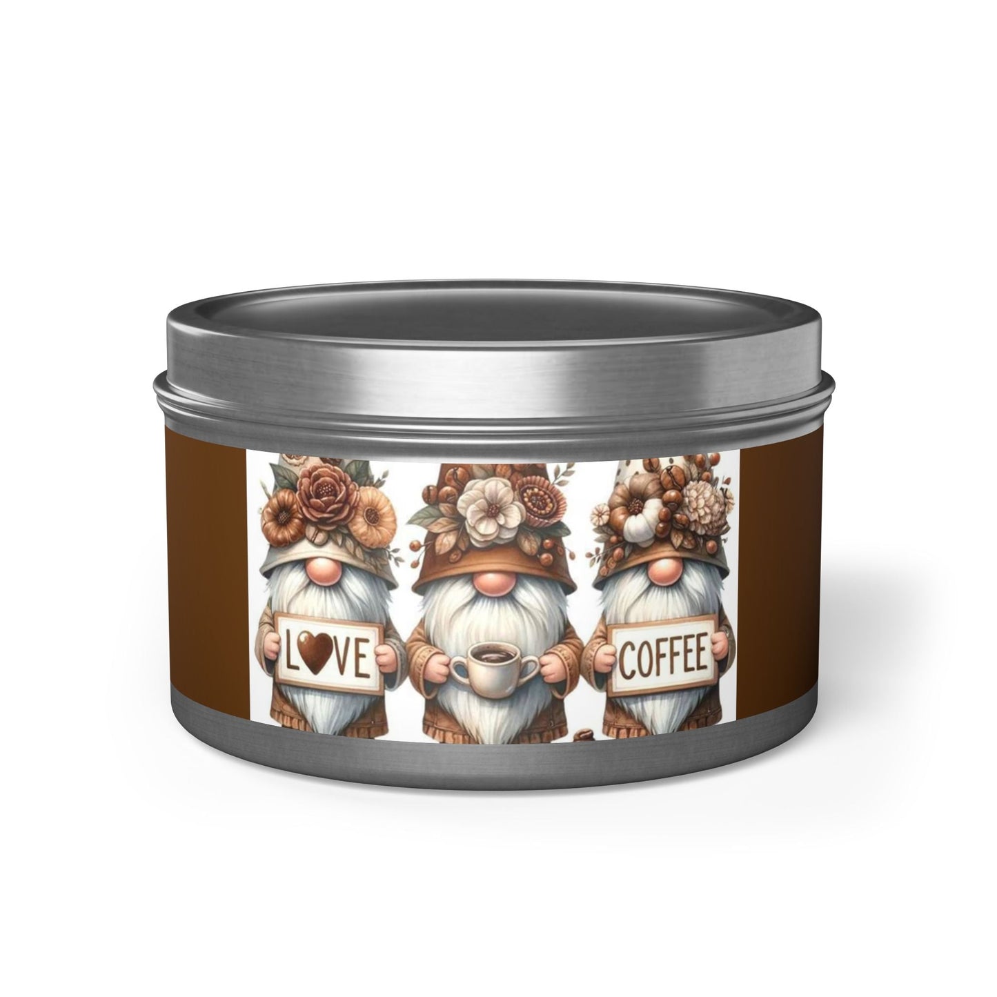 4/8oz Tins, Coconut Soy Candles, for coffee lovers - Simply Glow Ohio
