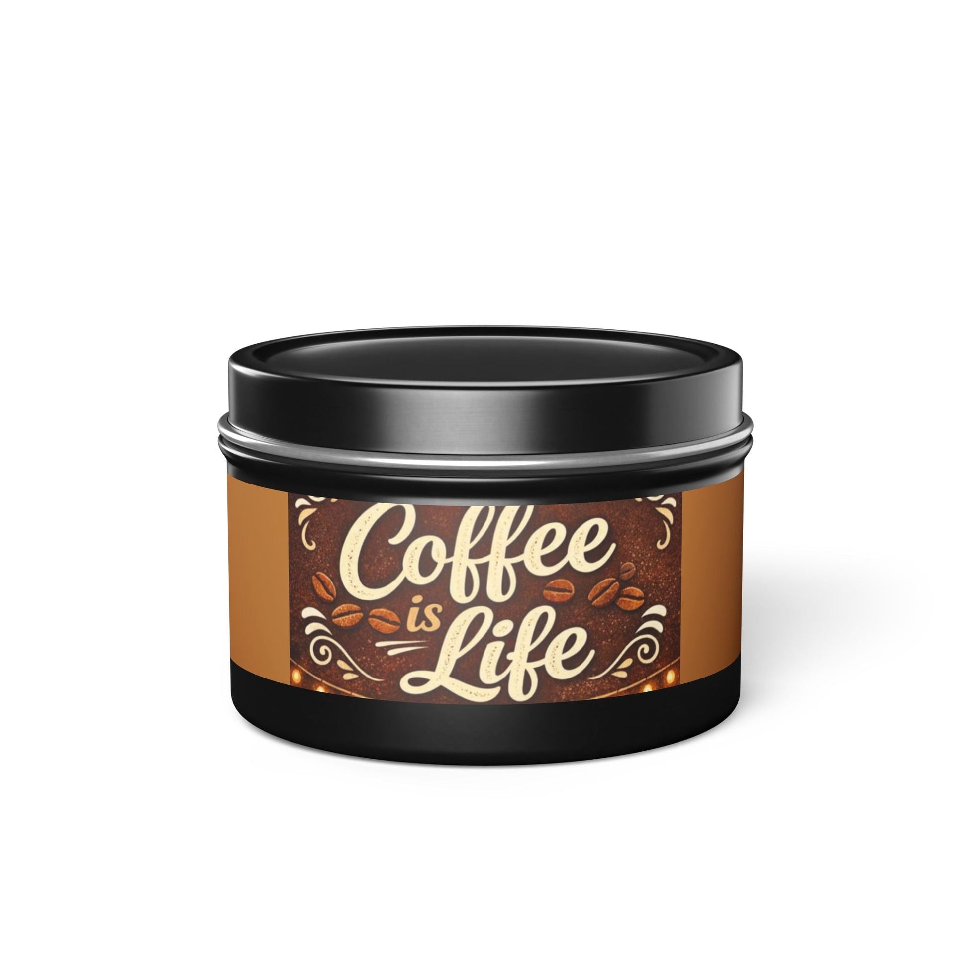 4/8oz Tins, Coconut Soy Candles, for coffee lovers - Simply Glow Ohio