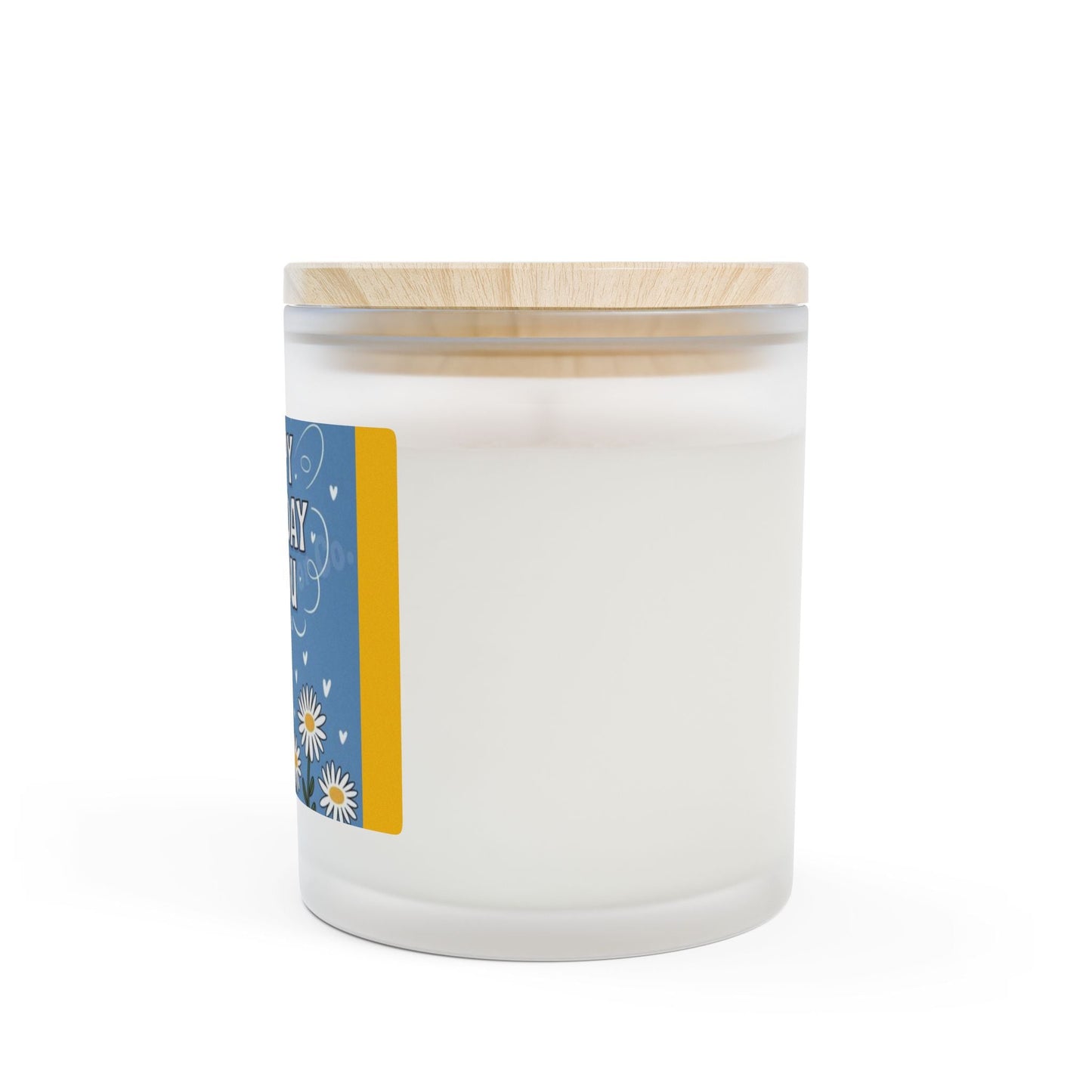 Frosted Glass Candle, 11oz - Simply Glow Ohio