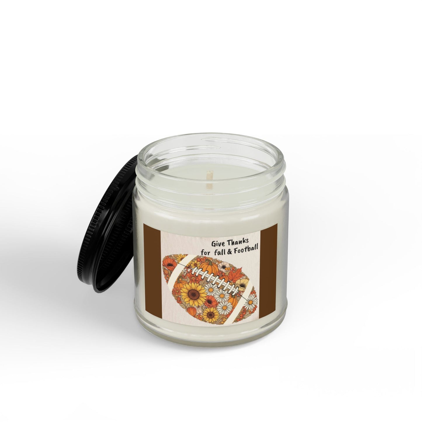 Scented Soy Candles with Black Lid, (4 and 9oz) - Simply Glow Ohio
