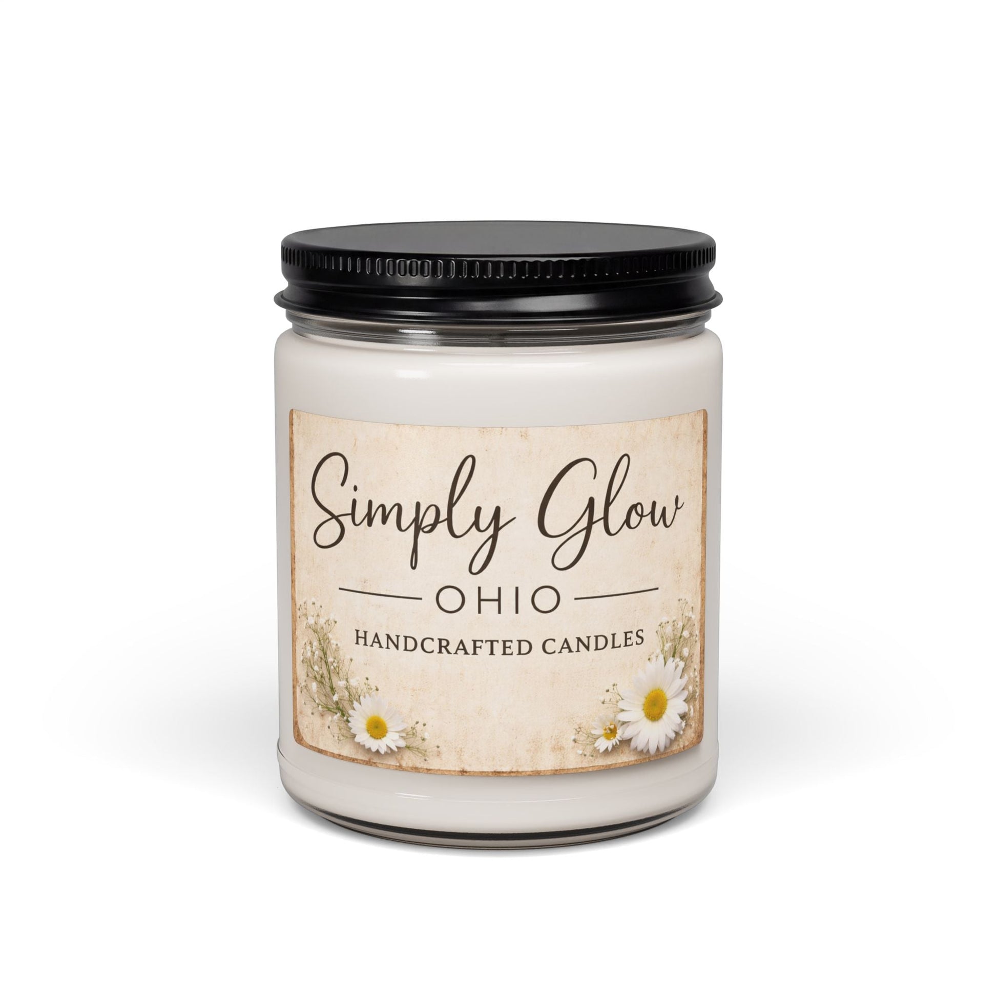 Scented Soy Candle, 9oz, Simply Glow Ohio, Signature candle, bestseller - Simply Glow Ohio