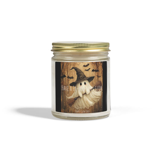 Scented Candles, Coconut Apricot Wax (4oz, 9oz) Halloween - Simply Glow Ohio
