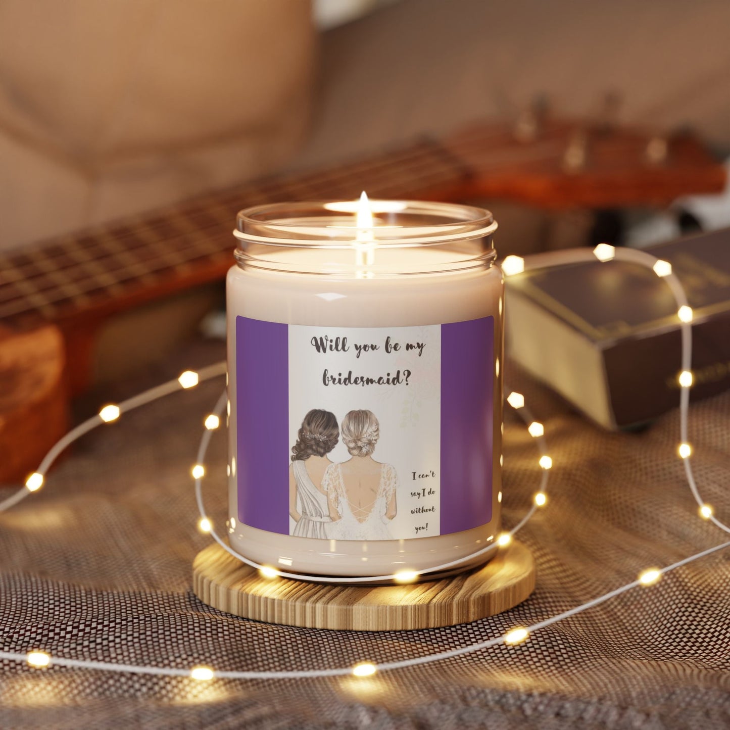 Scented Soy Candle, 9oz, bridesmaid, bridal party gifts - Simply Glow Ohio