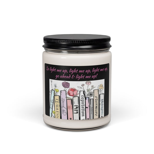 Scented Soy Candle, 9oz, book lovers, book decor, home decor - Simply Glow Ohio