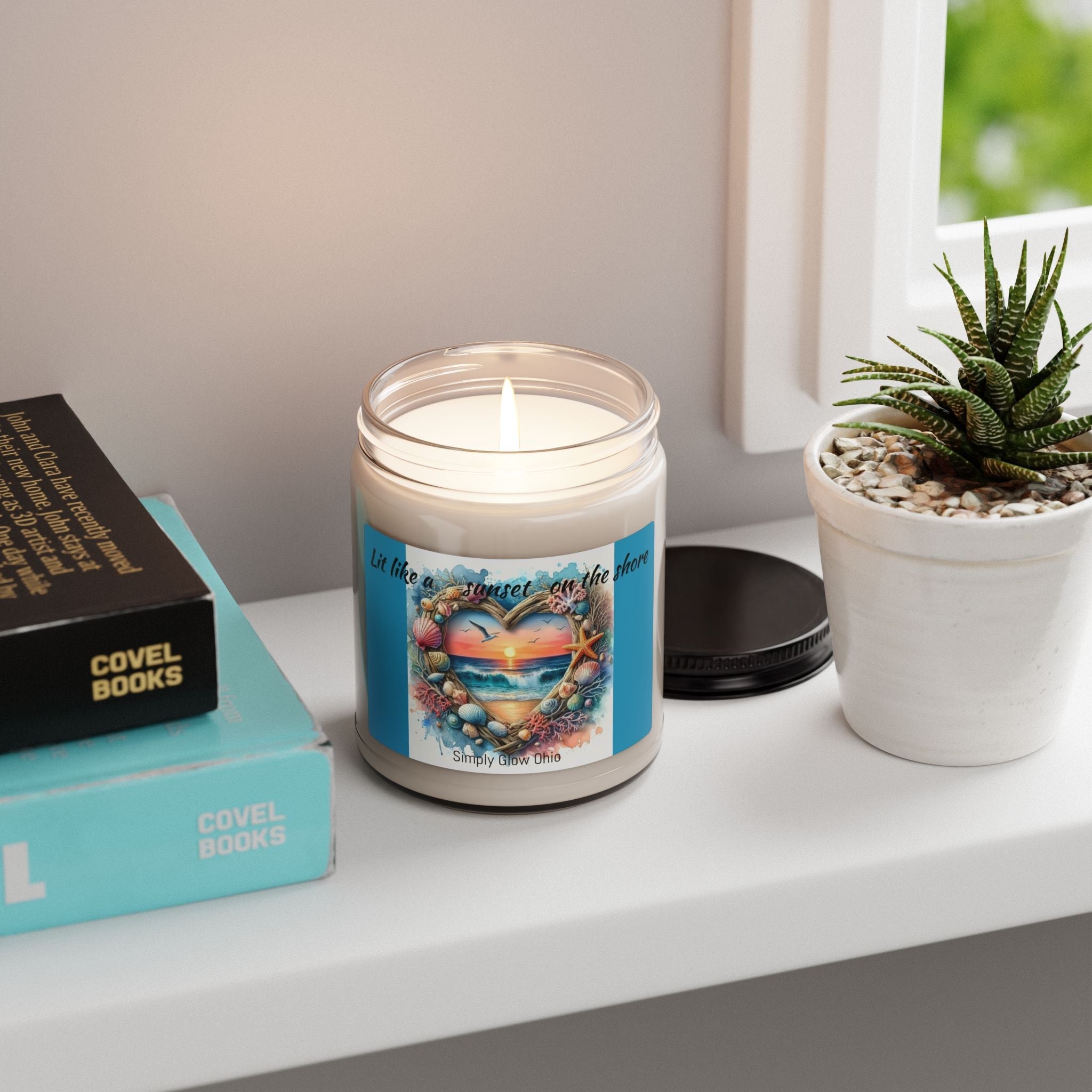 Scented Soy Candle, 9oz - Simply Glow Ohio