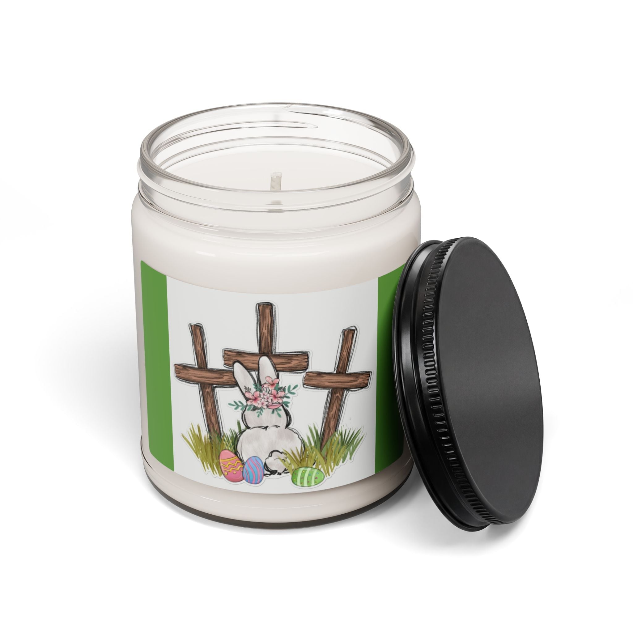 Scented Soy Candle, 9oz, Easter custom label - Simply Glow Ohio