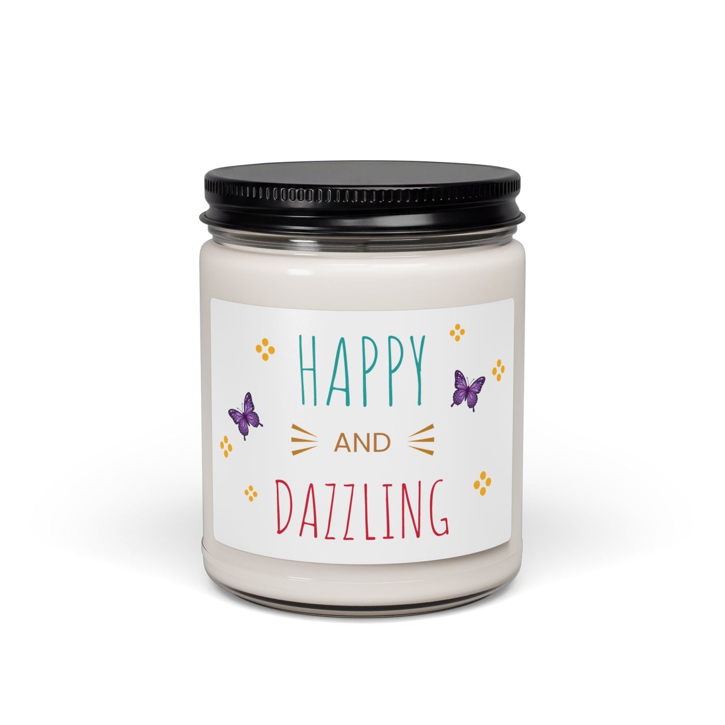 Happy and Dazzling Soy Candle | 9oz Scented Candle - Simply Glow Ohio