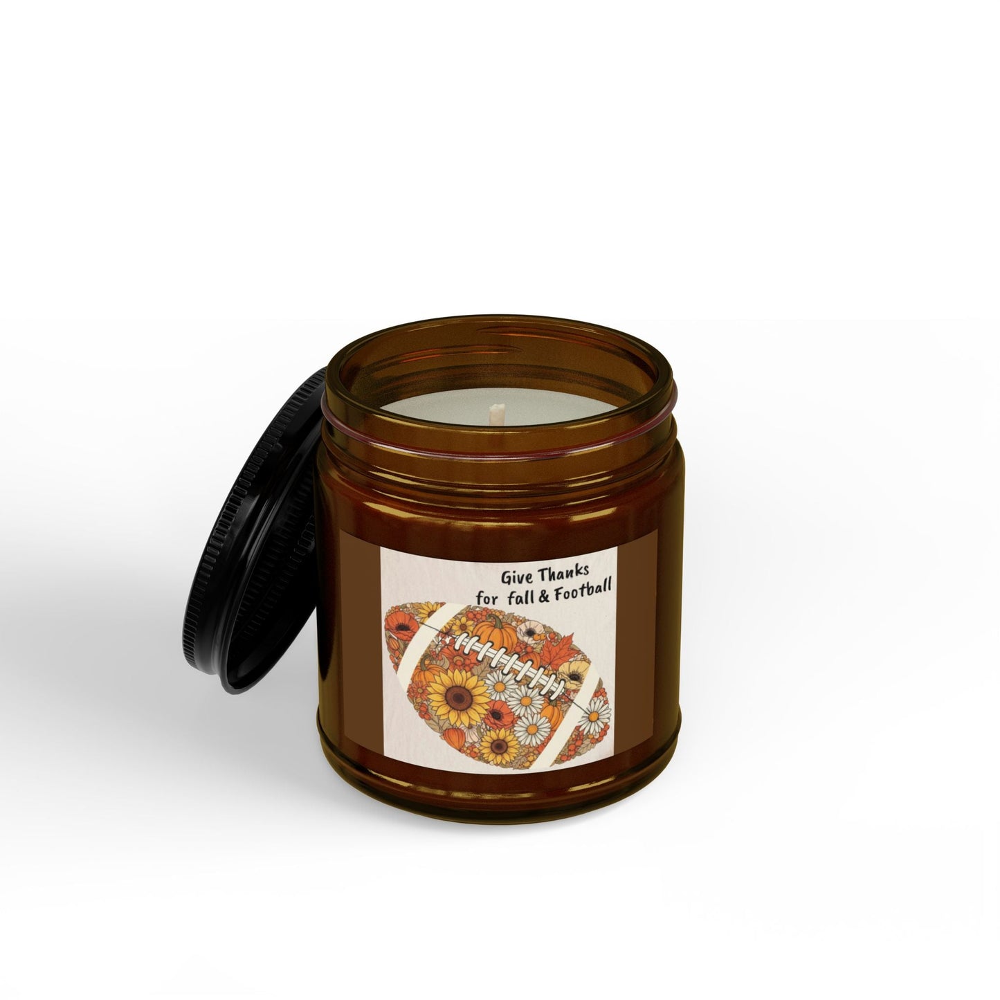 Scented Soy Candles with Black Lid, (4 and 9oz) - Simply Glow Ohio