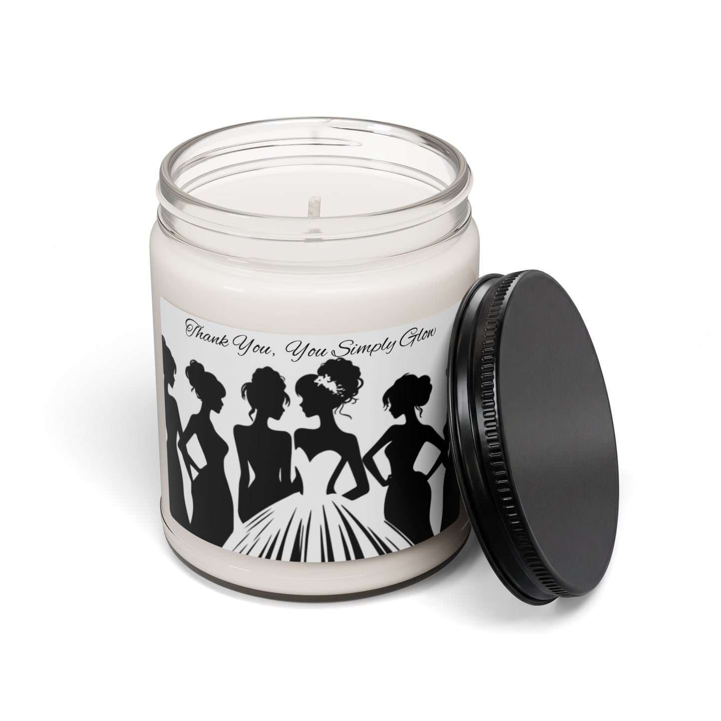 Scented Soy Candle, 9oz, bridal party gifts - Simply Glow Ohio