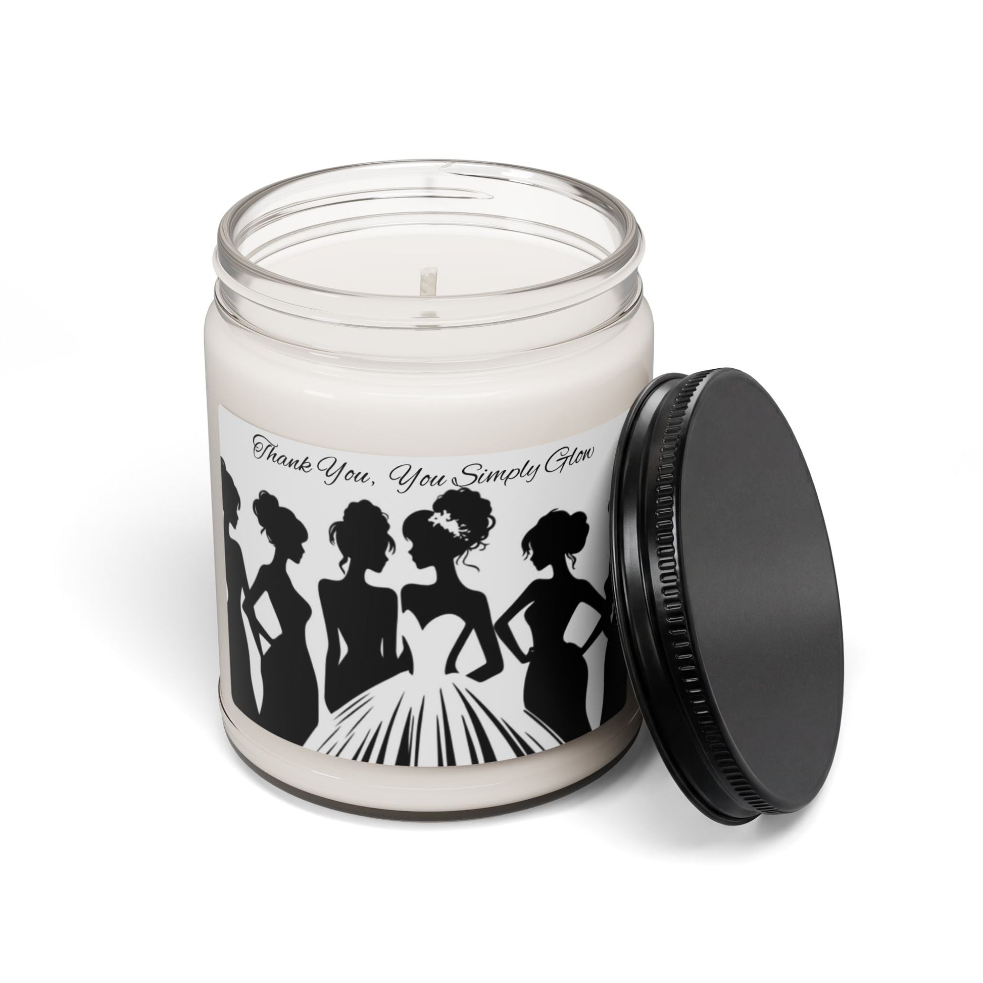 Scented Soy Candle, 9oz, bridal party gifts - Simply Glow Ohio