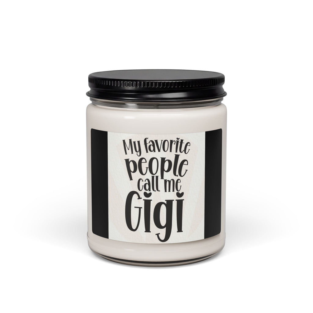 Scented Soy Candle, 9oz, Mom/My fav people call me Gigi - Simply Glow Ohio