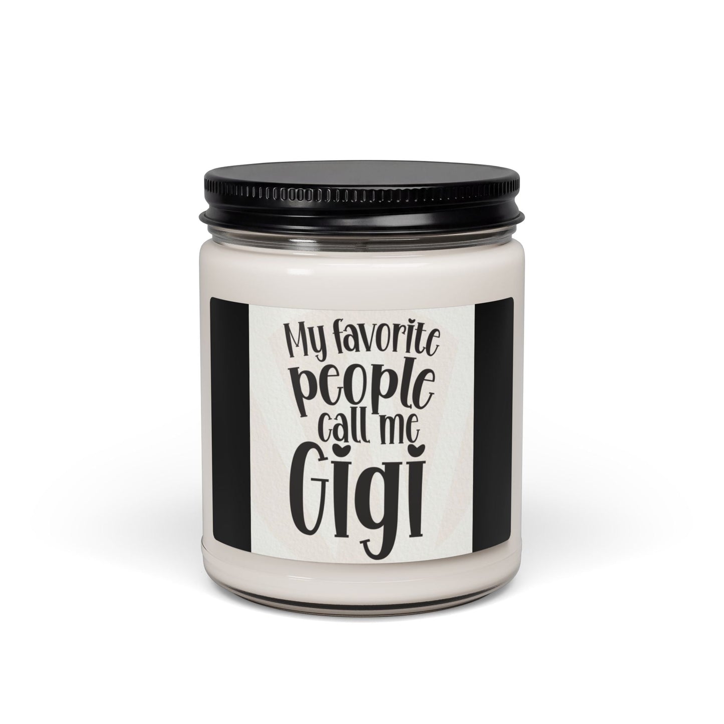 Scented Soy Candle, 9oz, Mom/My fav people call me Gigi - Simply Glow Ohio