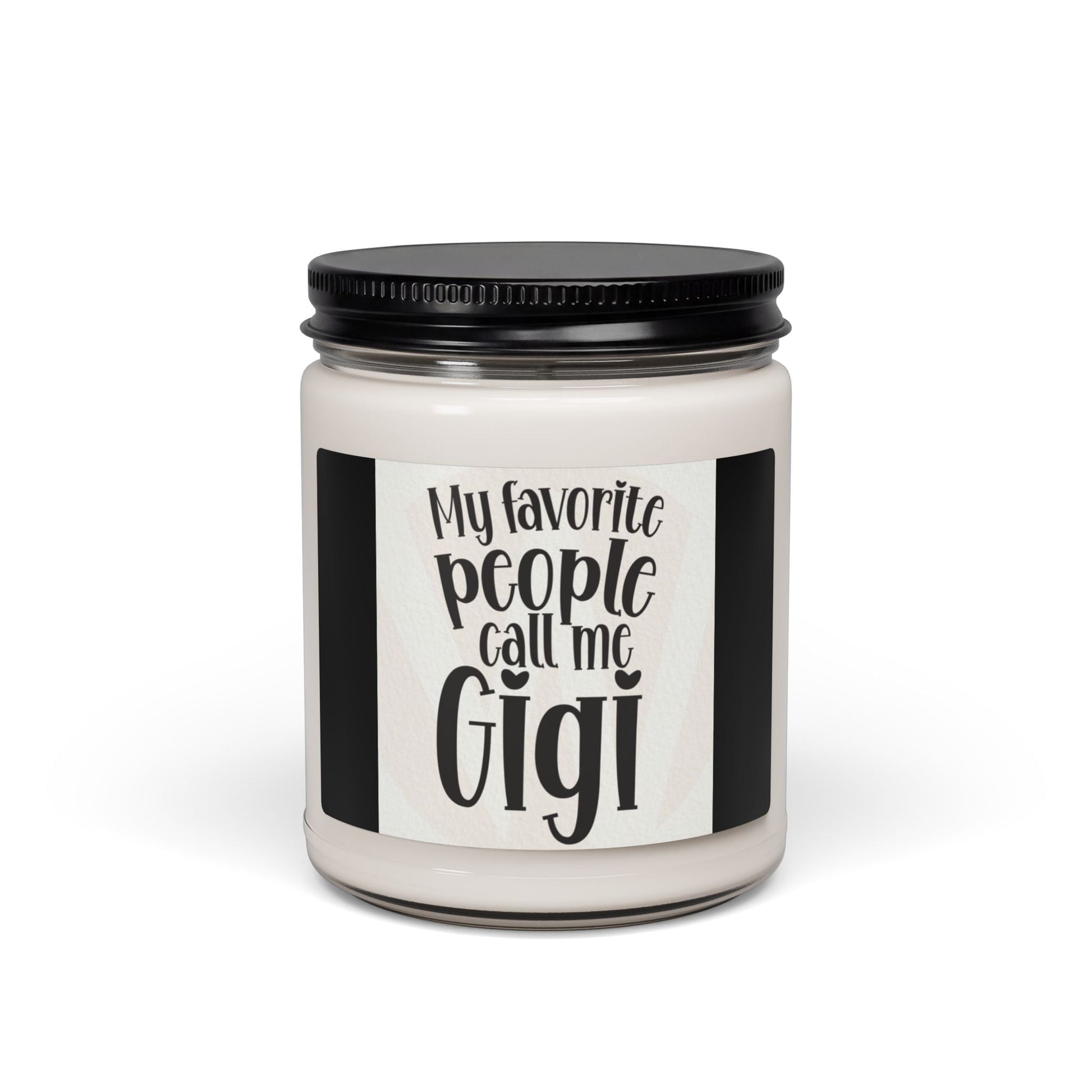 Scented Soy Candle, 9oz, Mom/My fav people call me Gigi - Simply Glow Ohio