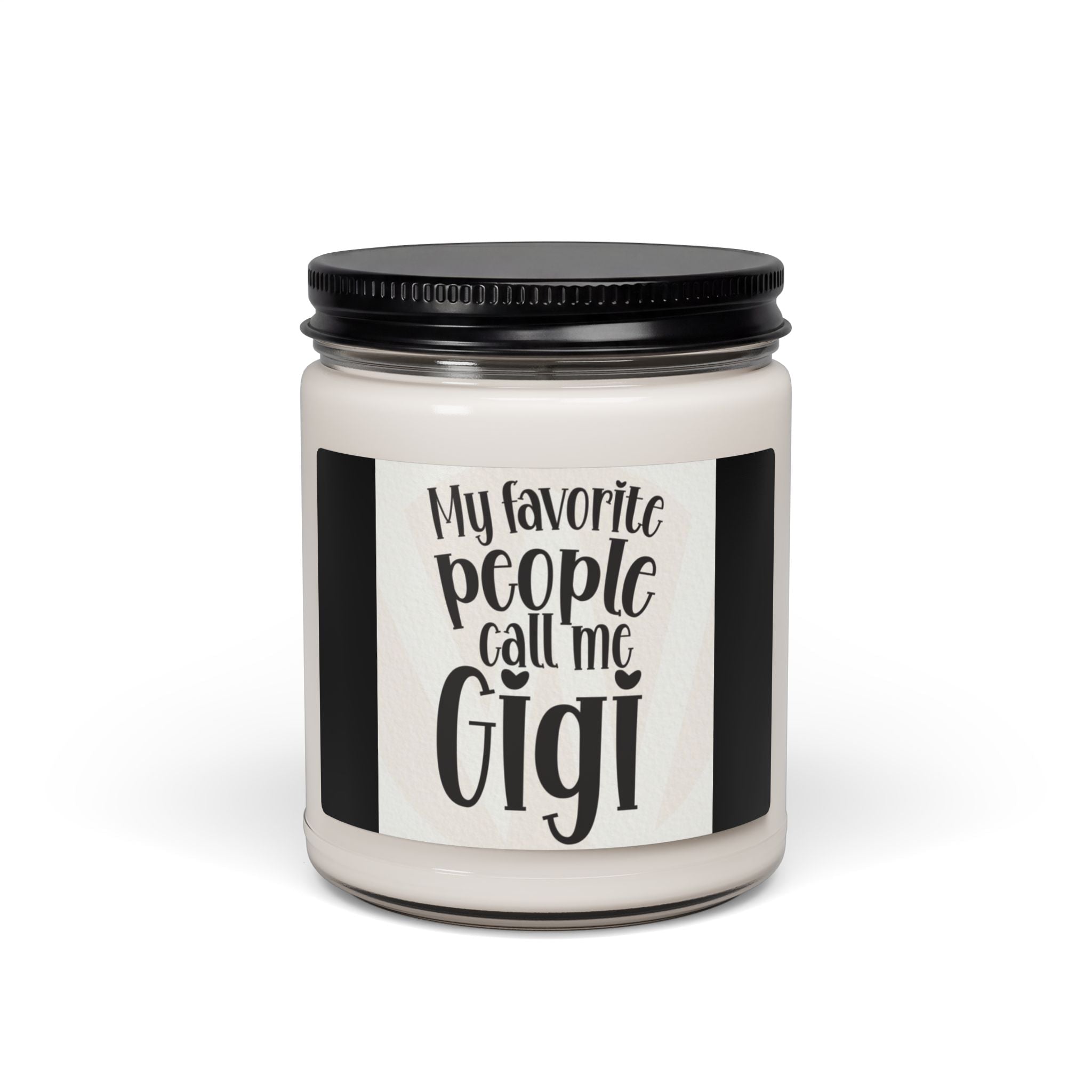 Scented Soy Candle, 9oz, Mom/My fav people call me Gigi - Simply Glow Ohio