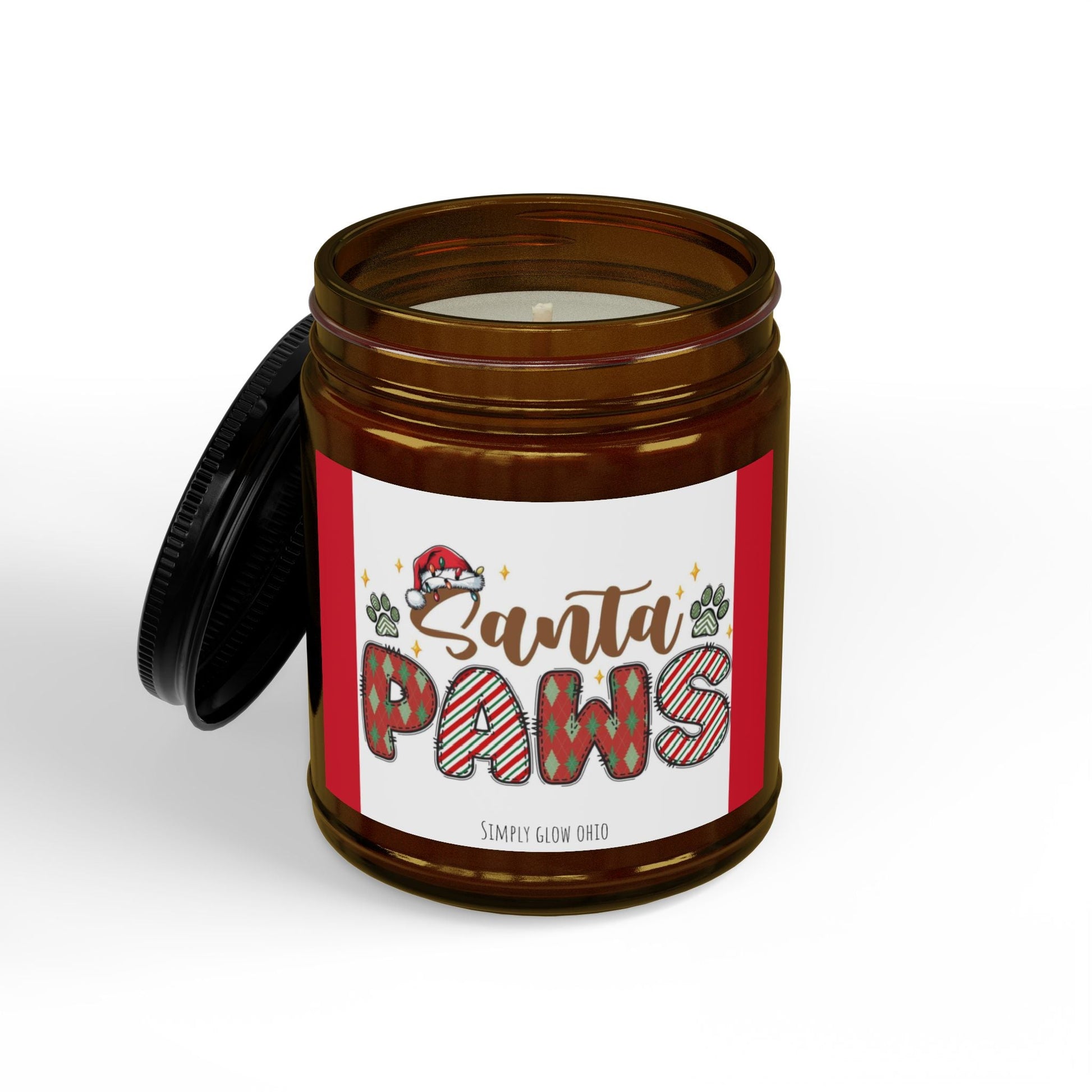 Scented Soy Candles with Black Lid, (4 and 9oz) - Simply Glow Ohio