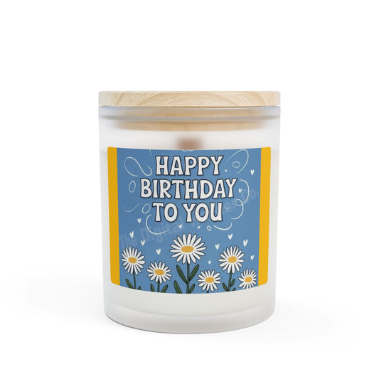 Frosted Glass Candle, 11oz - Simply Glow Ohio