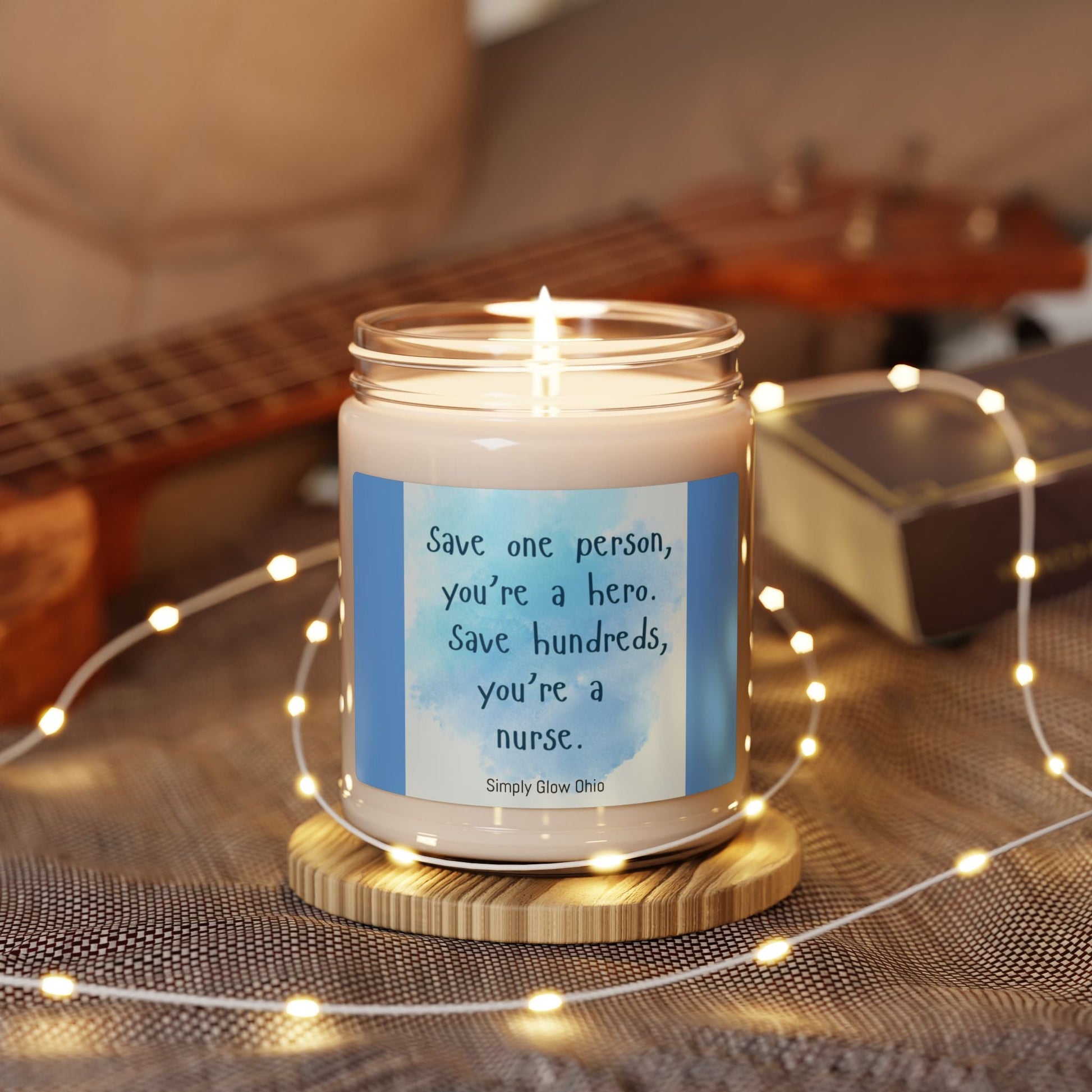 Scented Soy Candle, 9oz - Simply Glow Ohio