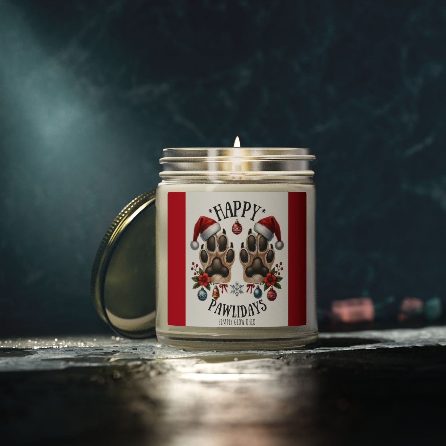 Scented Candles, Coconut Apricot Wax (4oz, 9oz) - Simply Glow Ohio