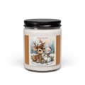 Scented Soy Candle, 9oz, winter scene, home decor - Simply Glow Ohio