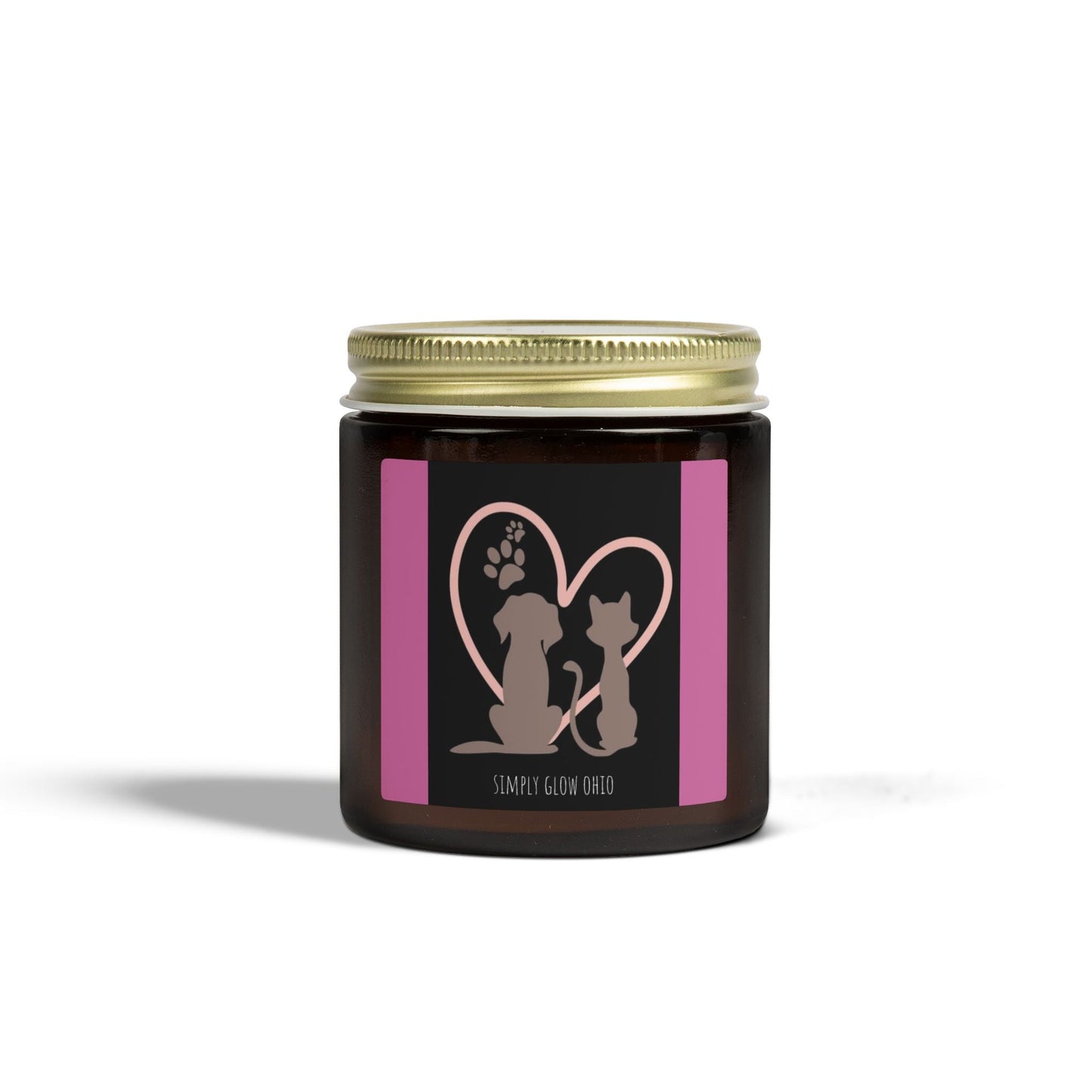 Scented Candles, Coconut Apricot Wax (4oz, 9oz) - Simply Glow Ohio