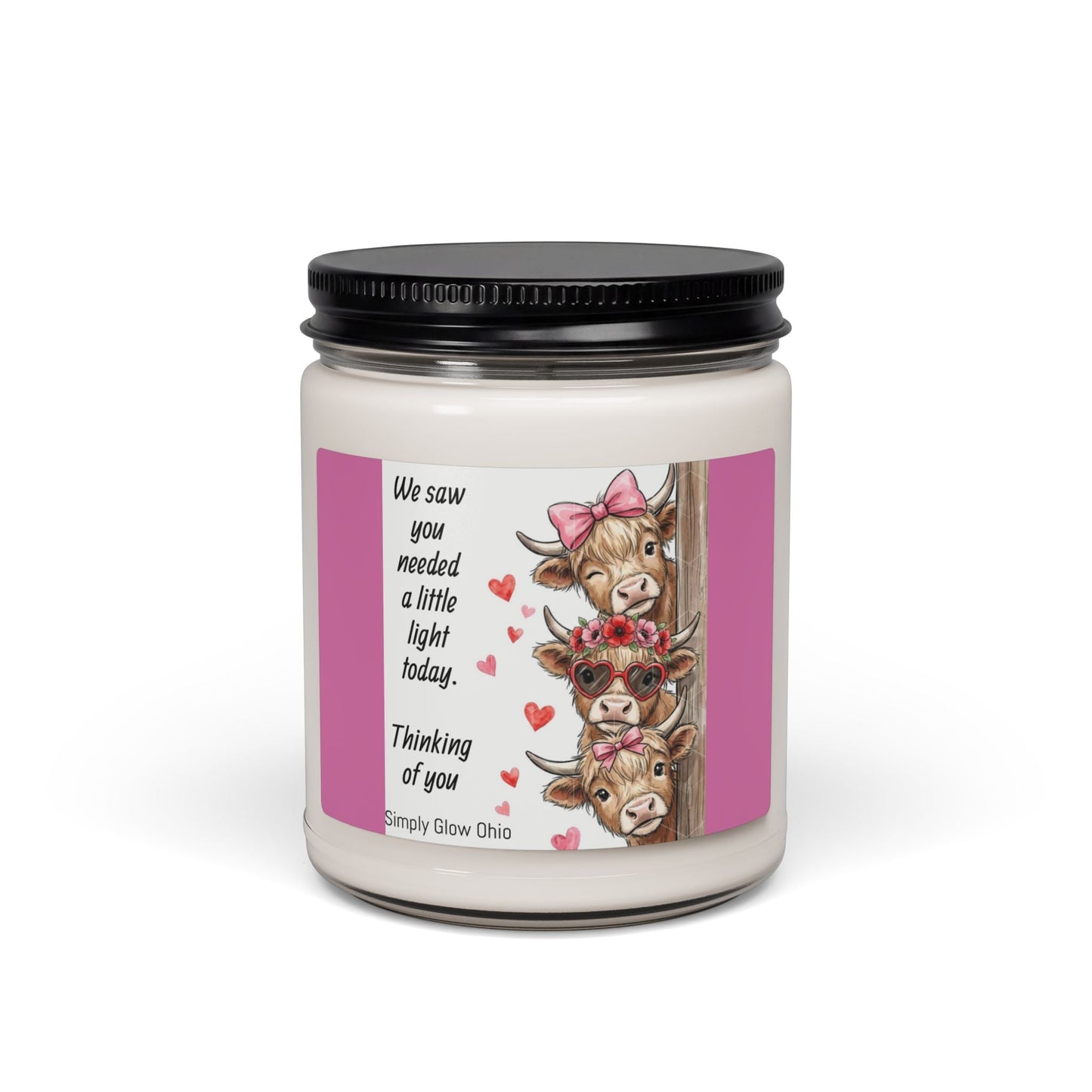 Scented Soy Candle, 9oz - Simply Glow Ohio