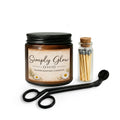 Candle Set with Matches and Wick Trimmer - Simply Glow Ohio