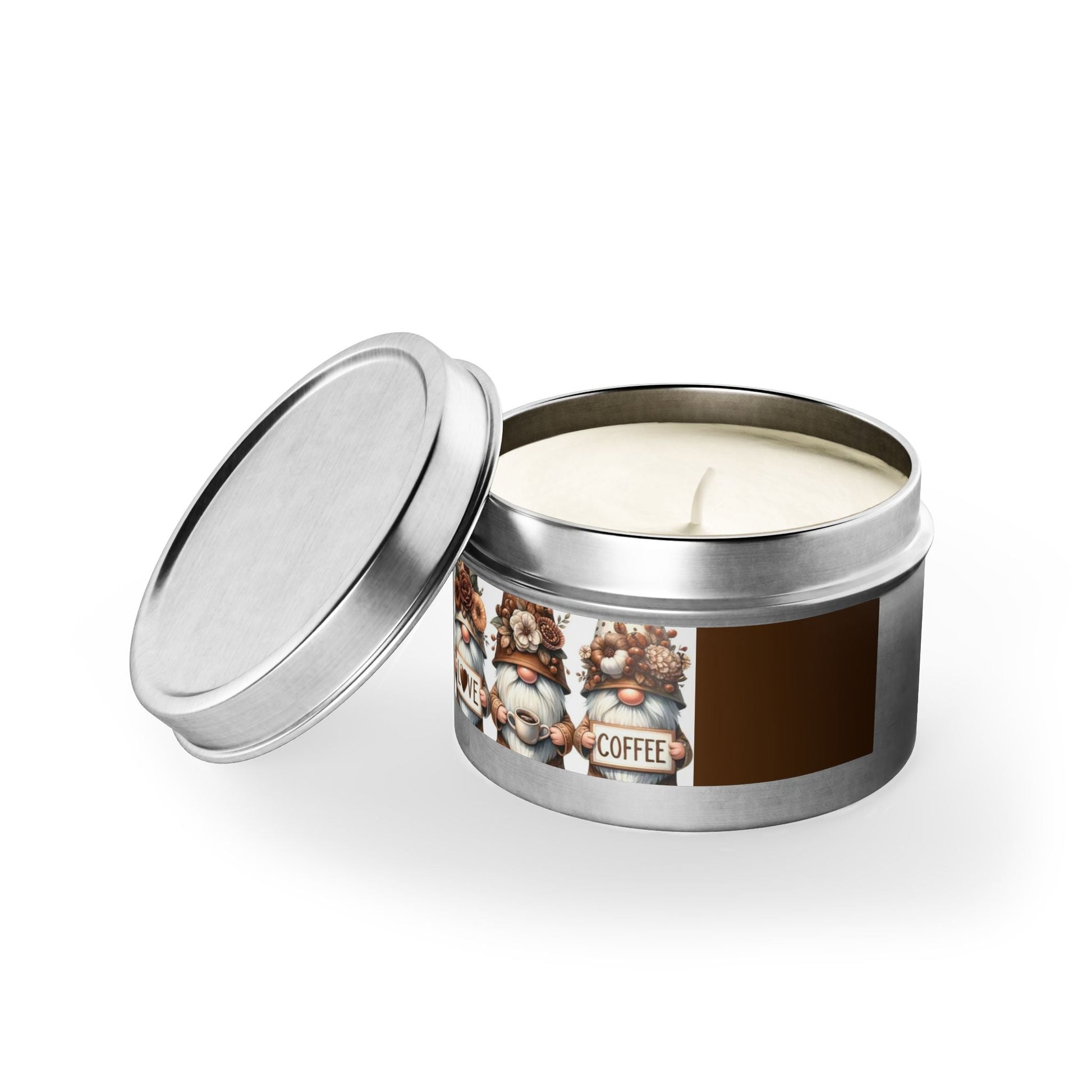 4/8oz Tins, Coconut Soy Candles, for coffee lovers - Simply Glow Ohio