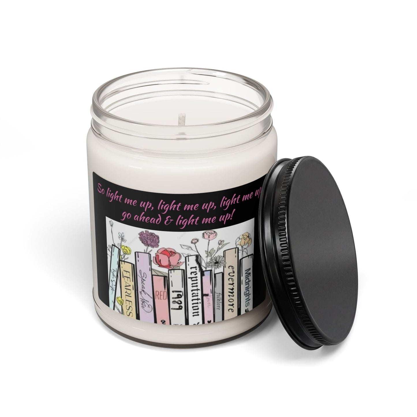 Scented Soy Candle, 9oz, book lovers, book decor, home decor - Simply Glow Ohio