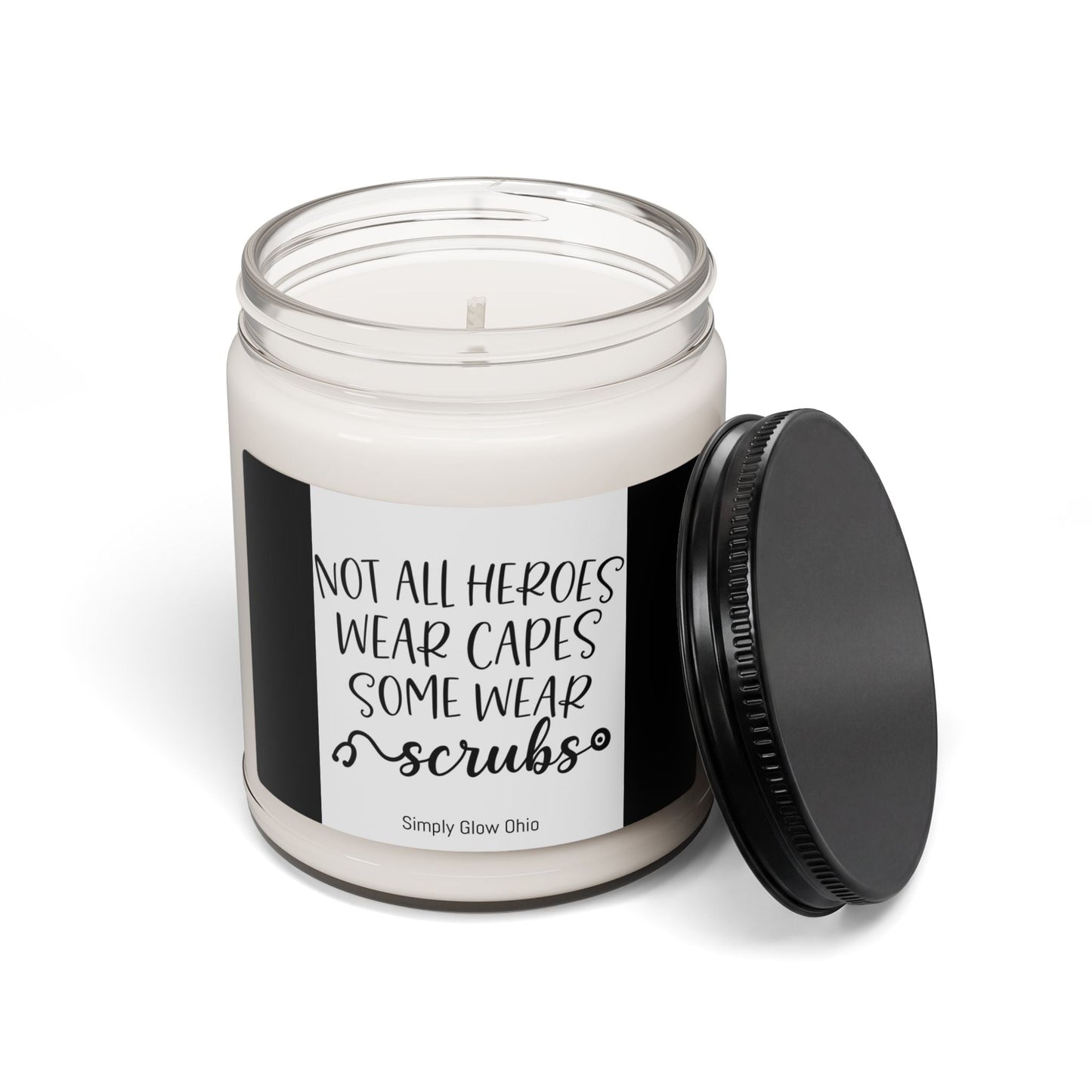 Scented Soy Candle, 9oz - Simply Glow Ohio