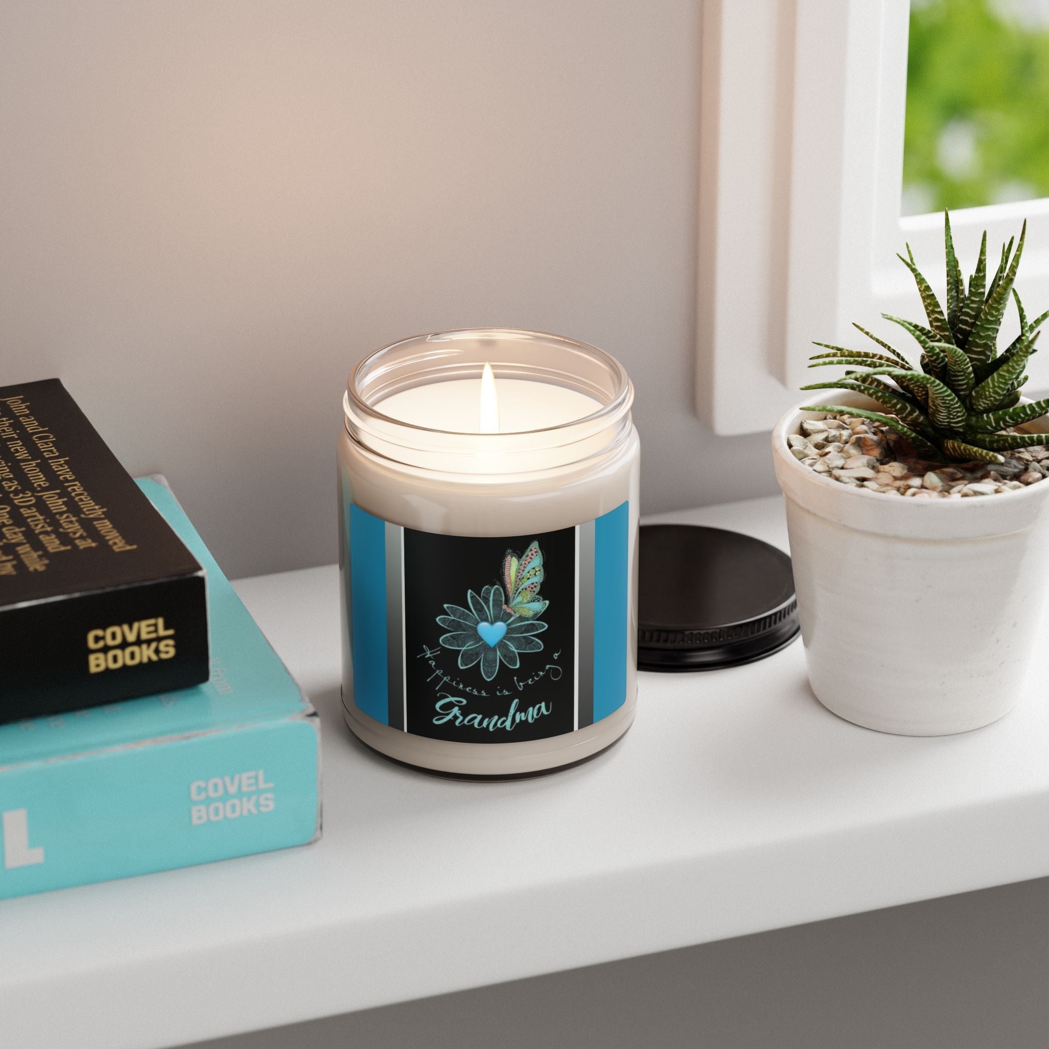 Scented Soy Candle, 9oz, Grandma inspired - Simply Glow Ohio