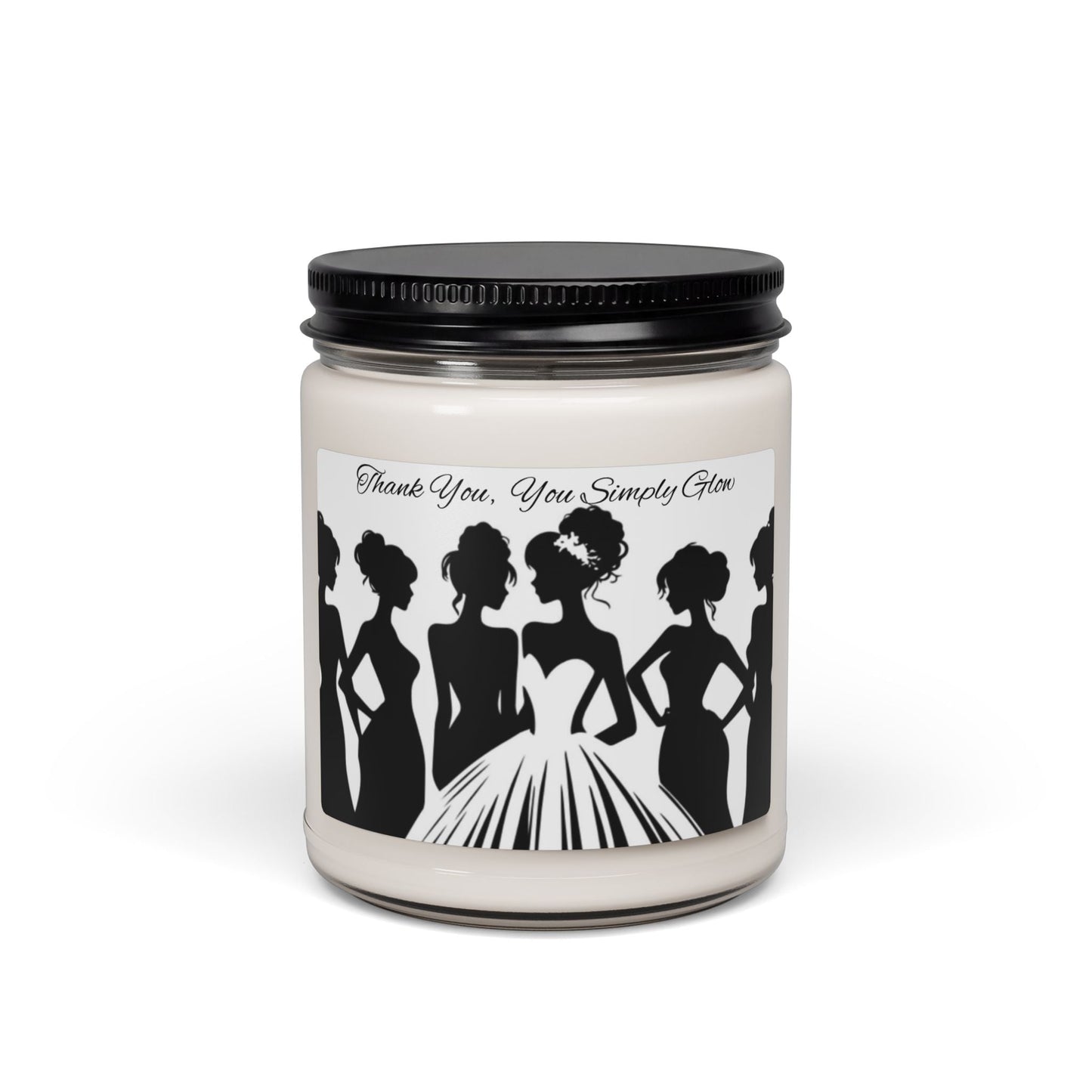 Scented Soy Candle, 9oz, bridal party gifts - Simply Glow Ohio
