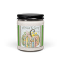 Scented Soy Candle, 9oz, Pumpkin shaped books design,book lover, spring colors - Simply Glow Ohio