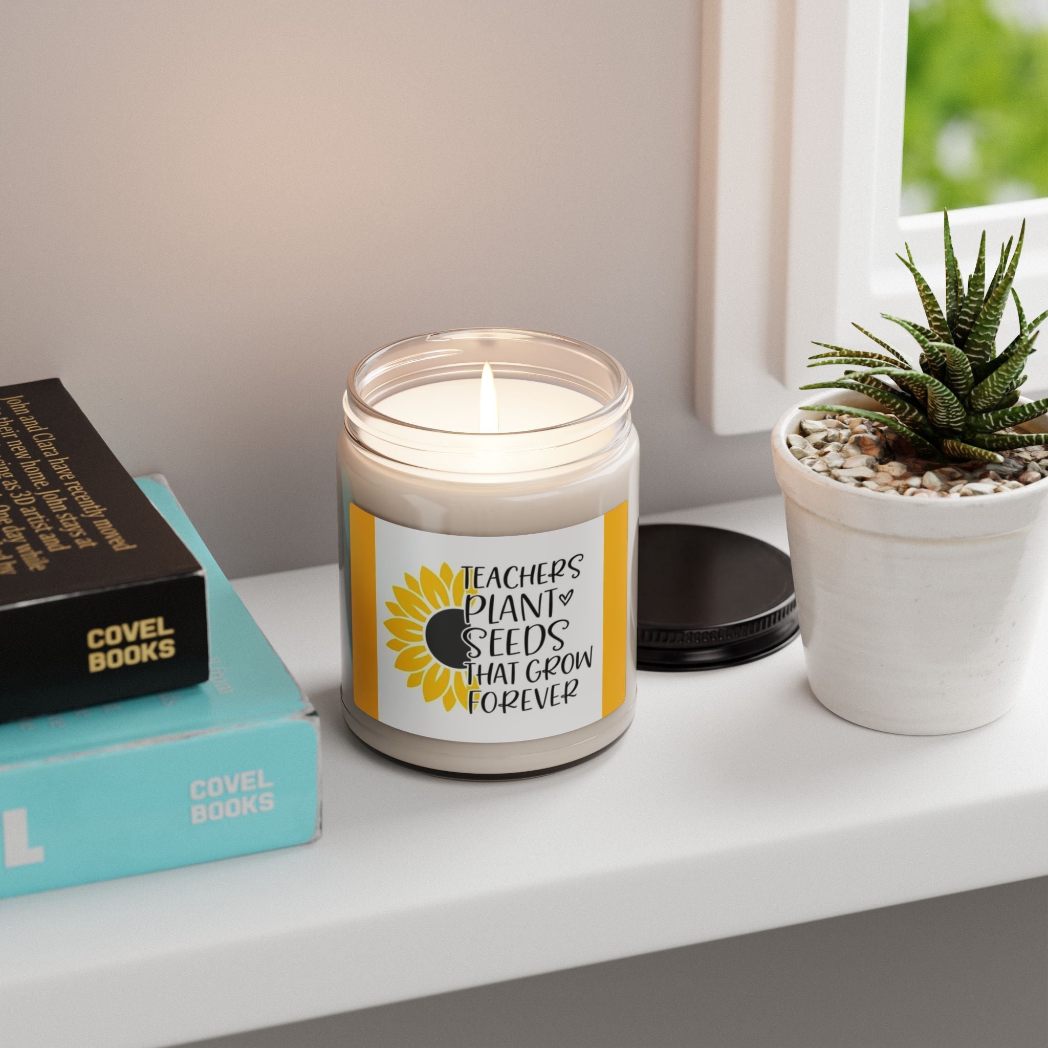 Scented Soy Candle, 9oz, Teacher appreciation, affirmation - Simply Glow Ohio