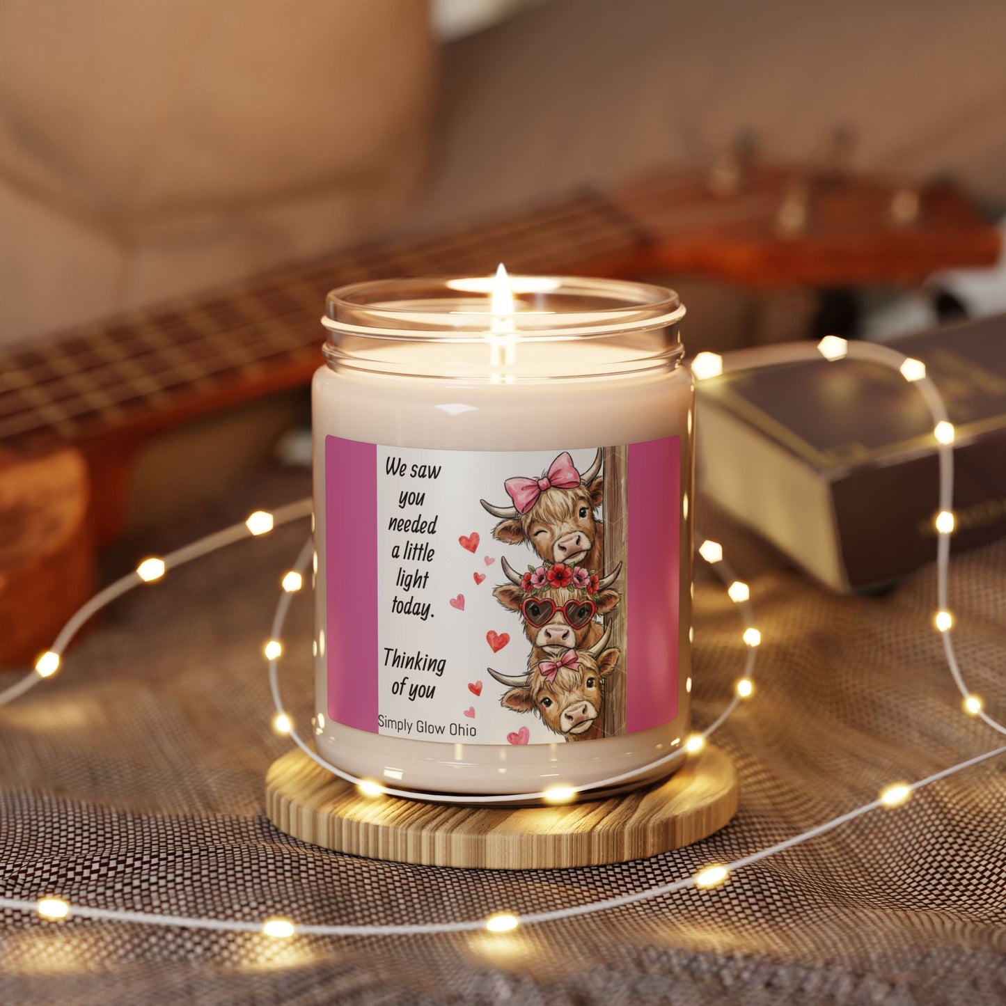 Scented Soy Candle, 9oz - Simply Glow Ohio