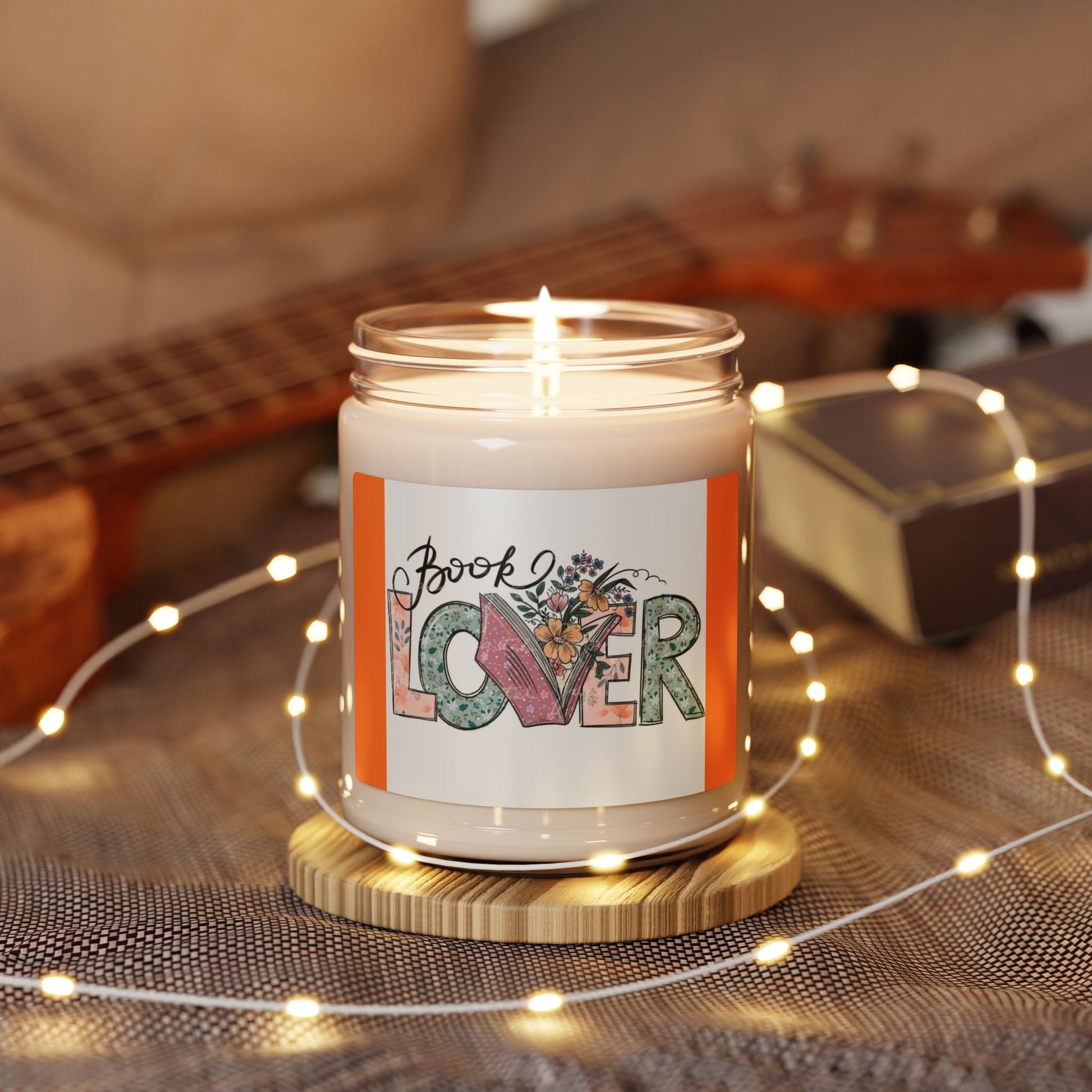 Scented Soy Candle, 9oz, Book lovers - Simply Glow Ohio