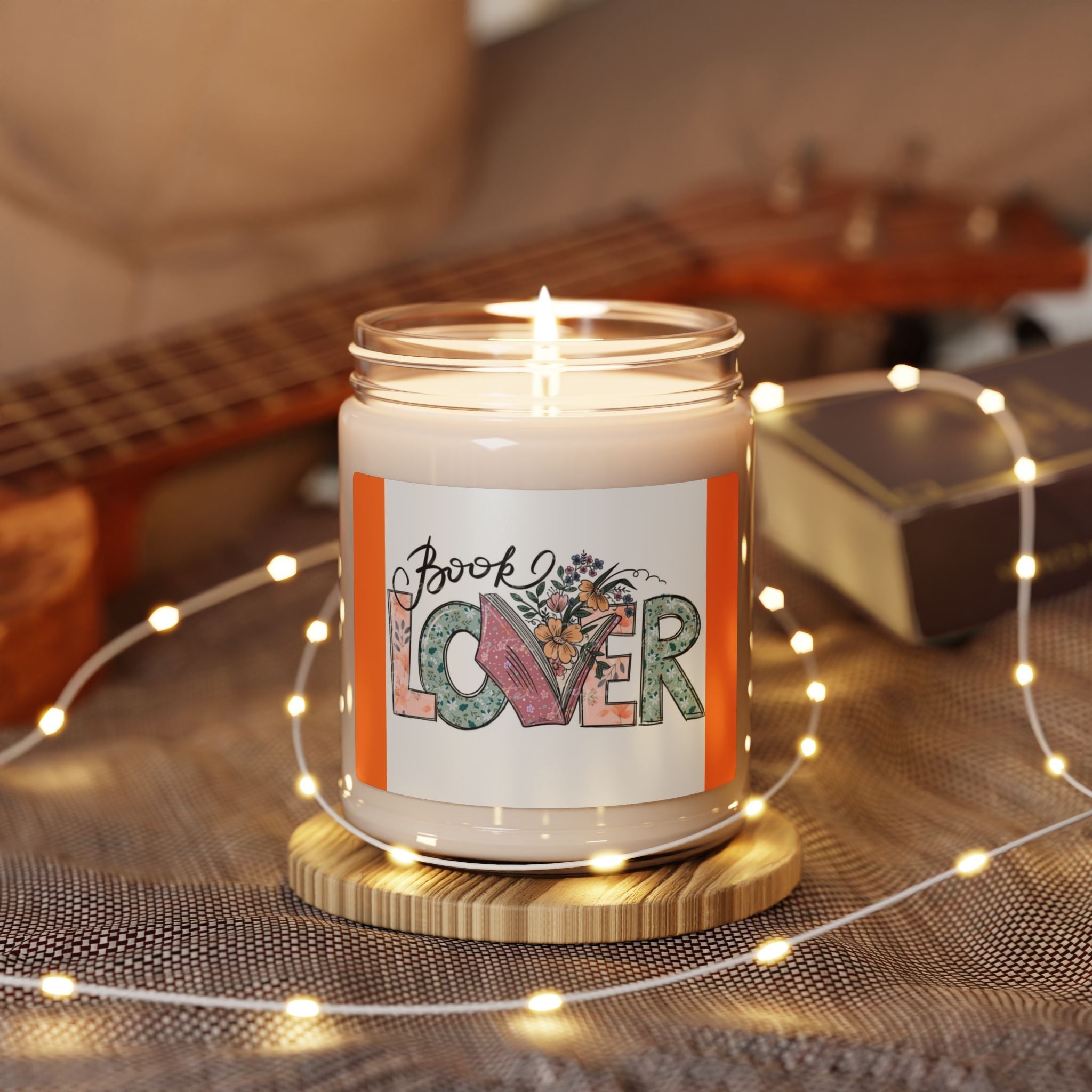 Scented Soy Candle, 9oz, Book lovers - Simply Glow Ohio