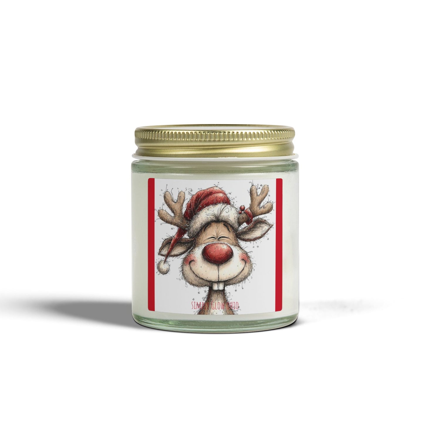 Scented Candles, Coconut Apricot Wax (4oz, 9oz) - Simply Glow Ohio