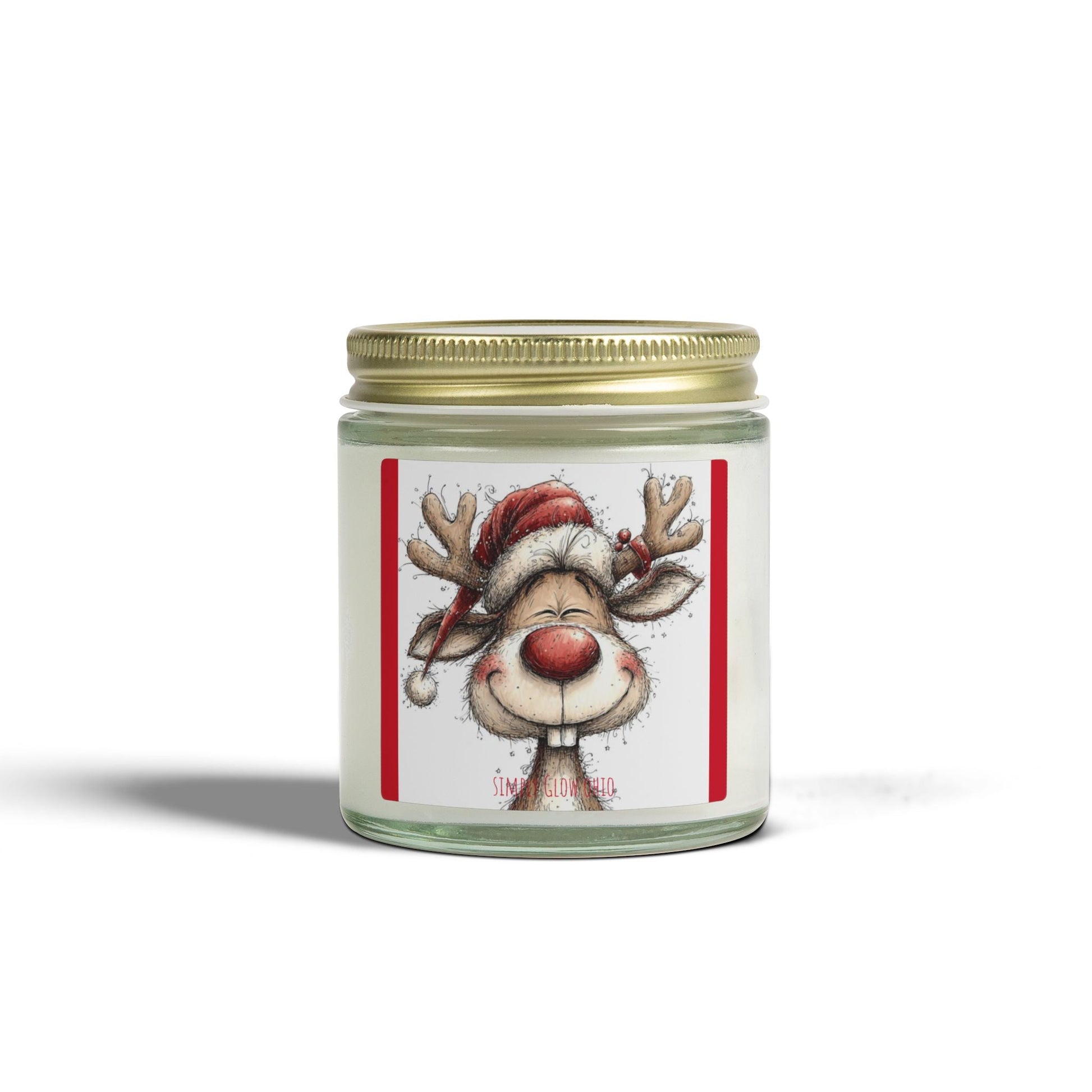 Scented Candles, Coconut Apricot Wax (4oz, 9oz) - Simply Glow Ohio