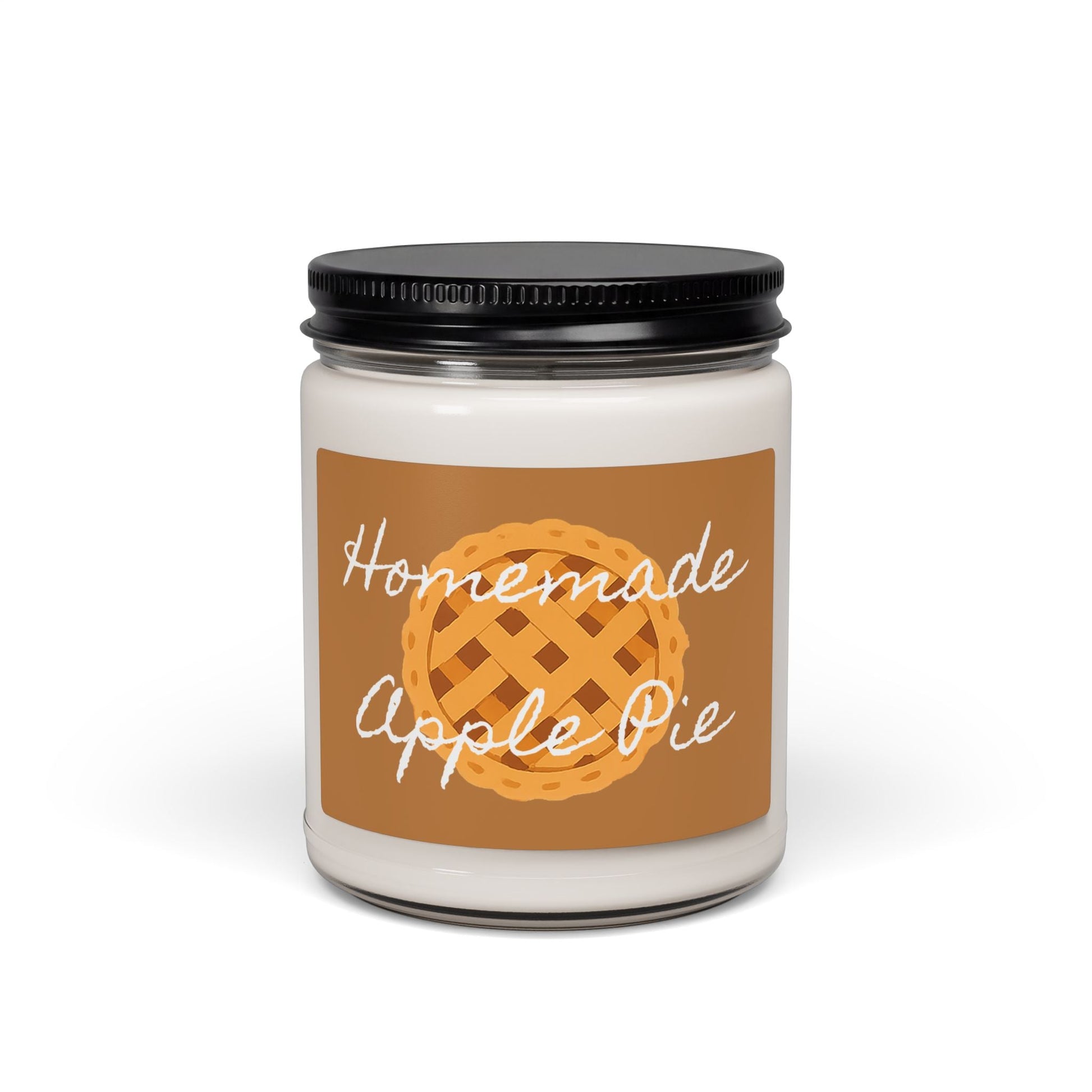 Scented Soy Candle, 9oz, homemade apple pie scented candle and design - Simply Glow Ohio