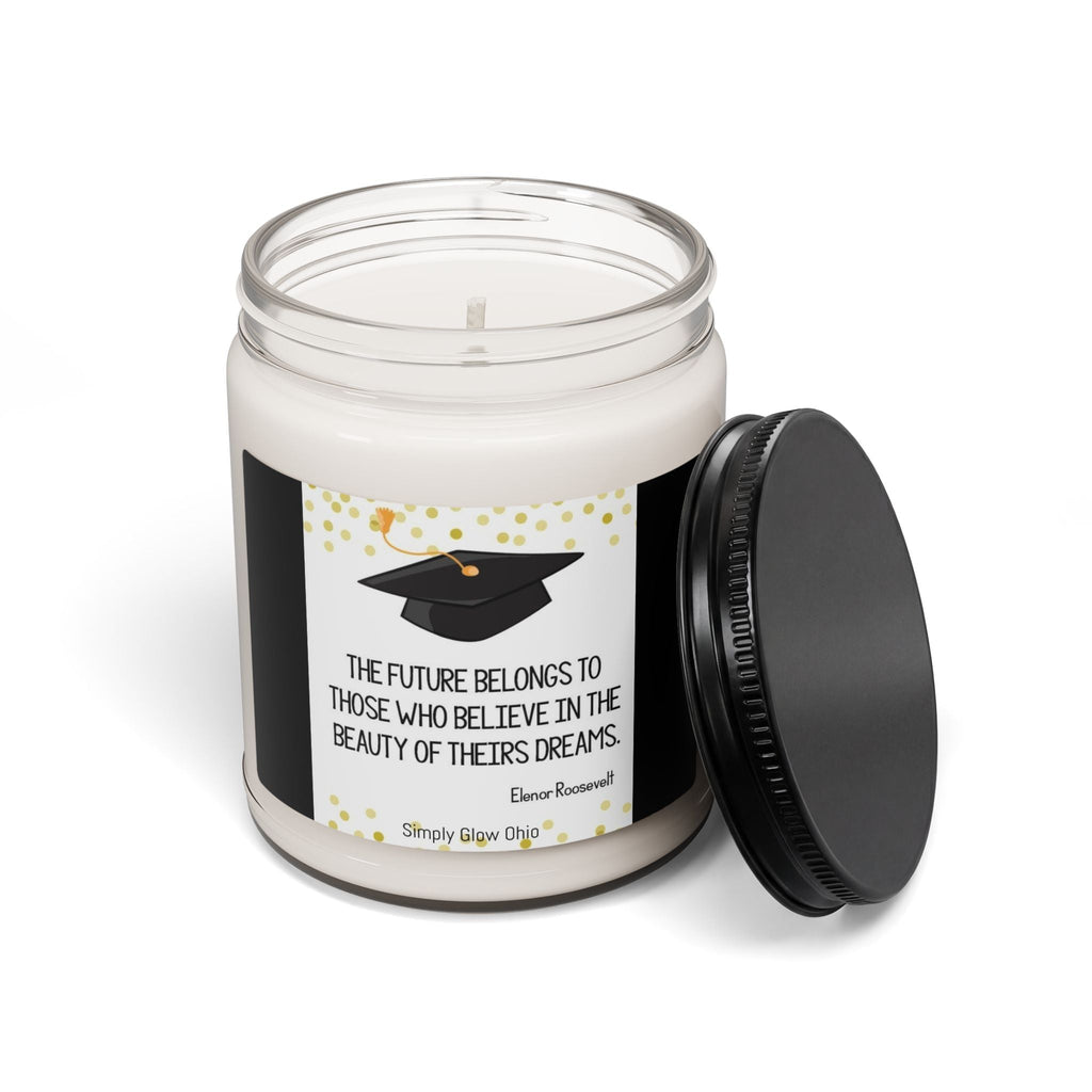 Scented Soy Candle, 9oz, graduation, design , quote - Simply Glow Ohio