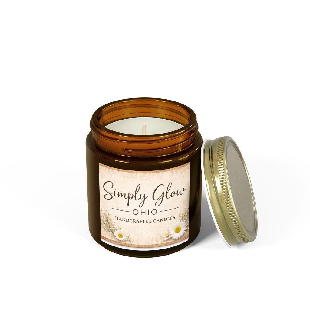 Scented Candles, Coconut Apricot Wax (4oz, 9oz) - Simply Glow Ohio