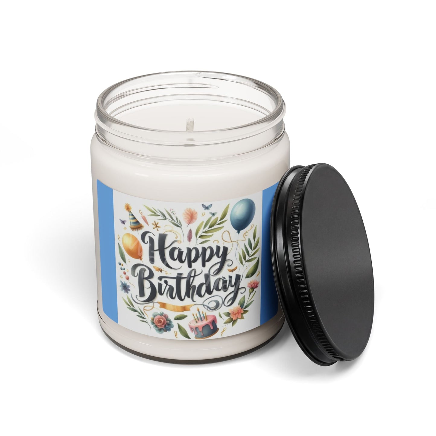 Scented Soy Candle, 9oz, Happy Birthday, gift - Simply Glow Ohio