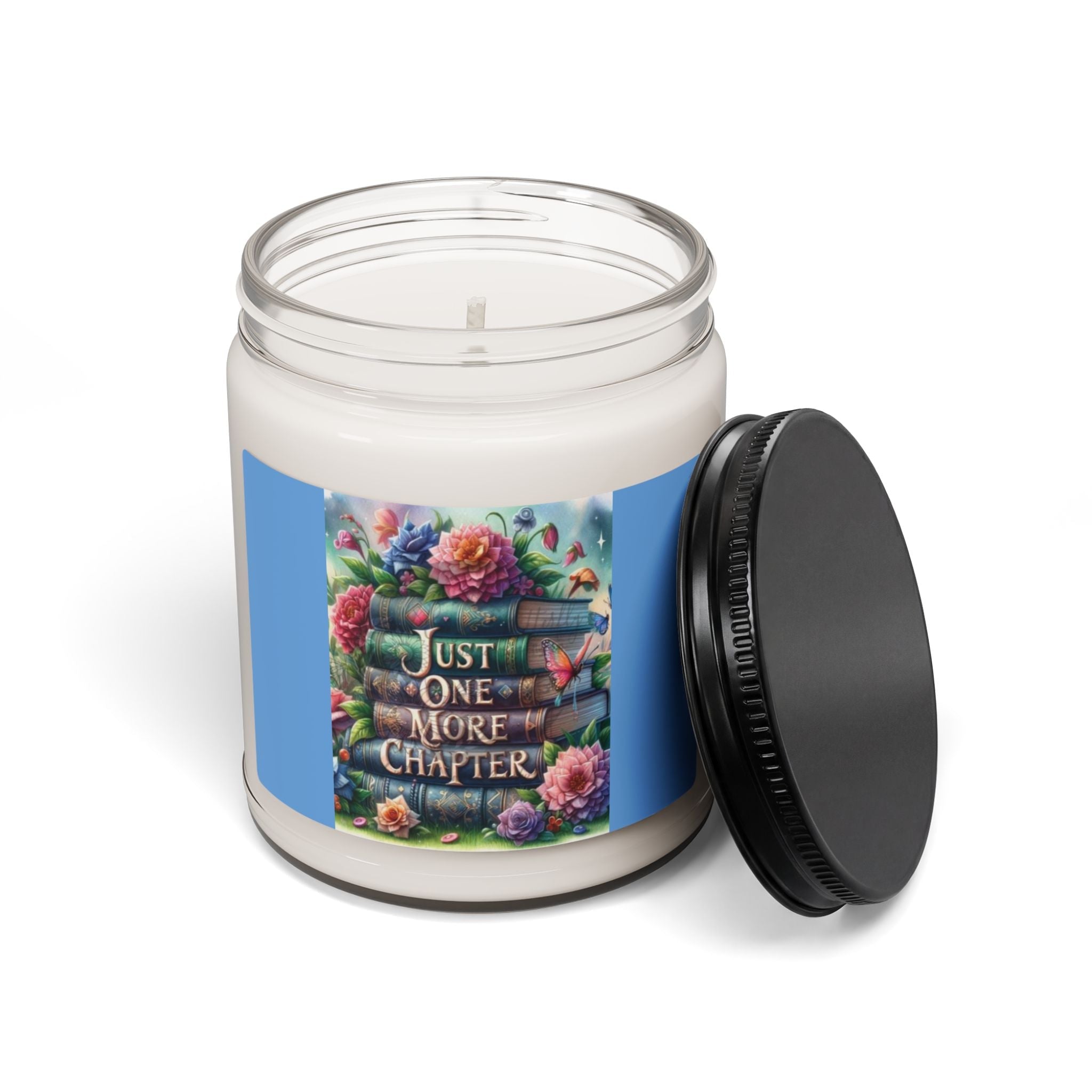 Scented Soy Candle, 9oz, book lover, home decor - Simply Glow Ohio